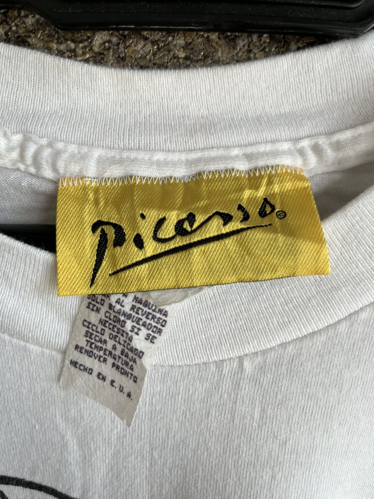 Vintage Vintage Picasso tshirt ft19 Size US XL / EU 56 / 4 - 4 Thumbnail