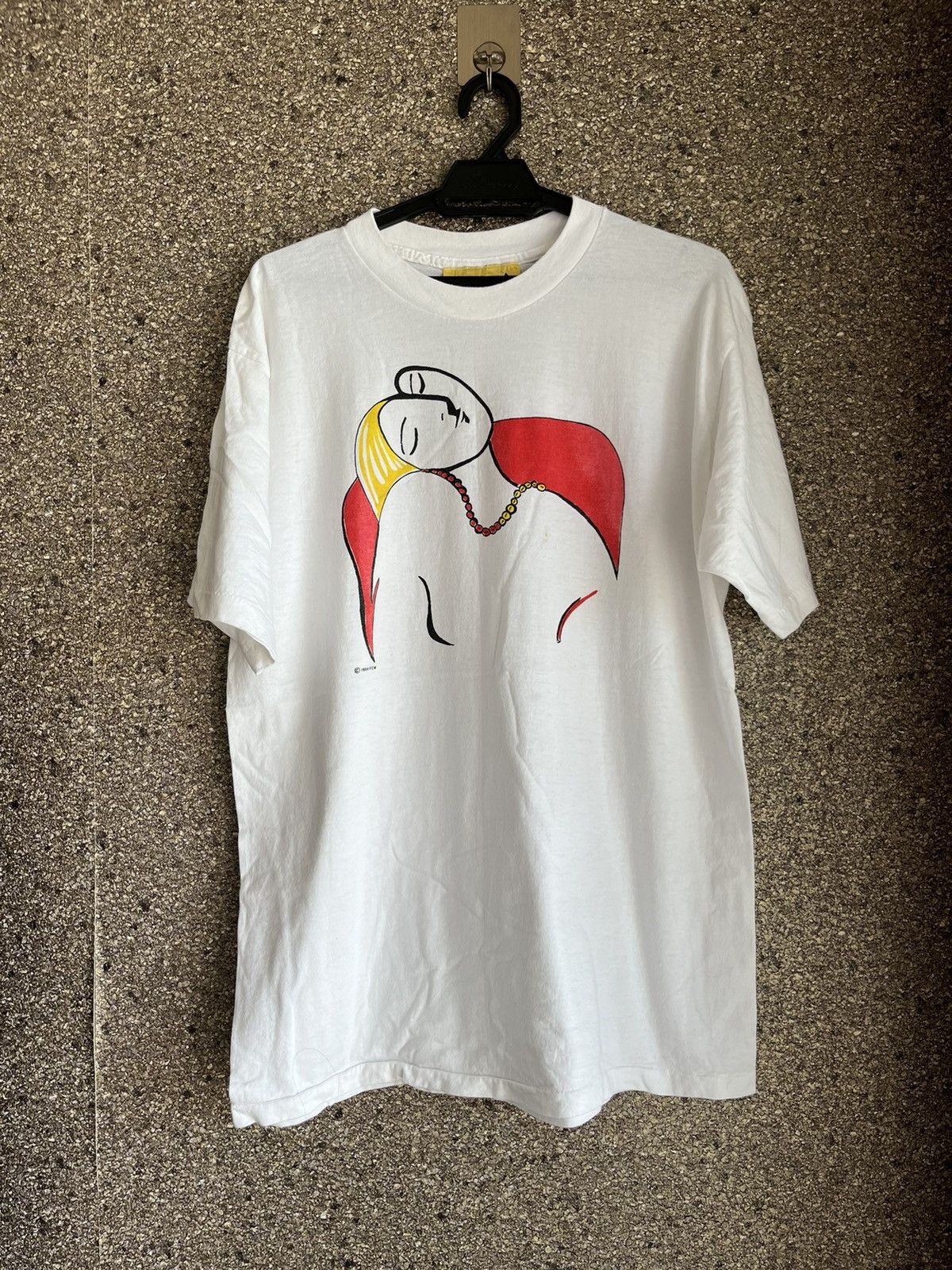 image of Art x Picasso Vintage Picasso Tshirt Ft19 in White, Men's (Size XL)