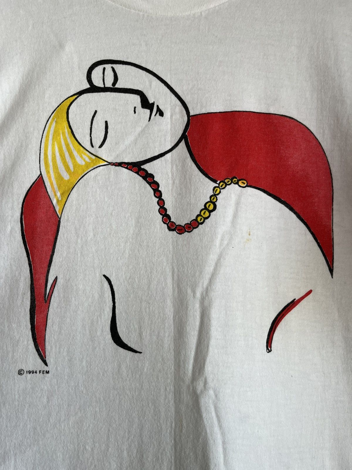 Vintage Vintage Picasso tshirt ft19 Size US XL / EU 56 / 4 - 2 Thumbnail