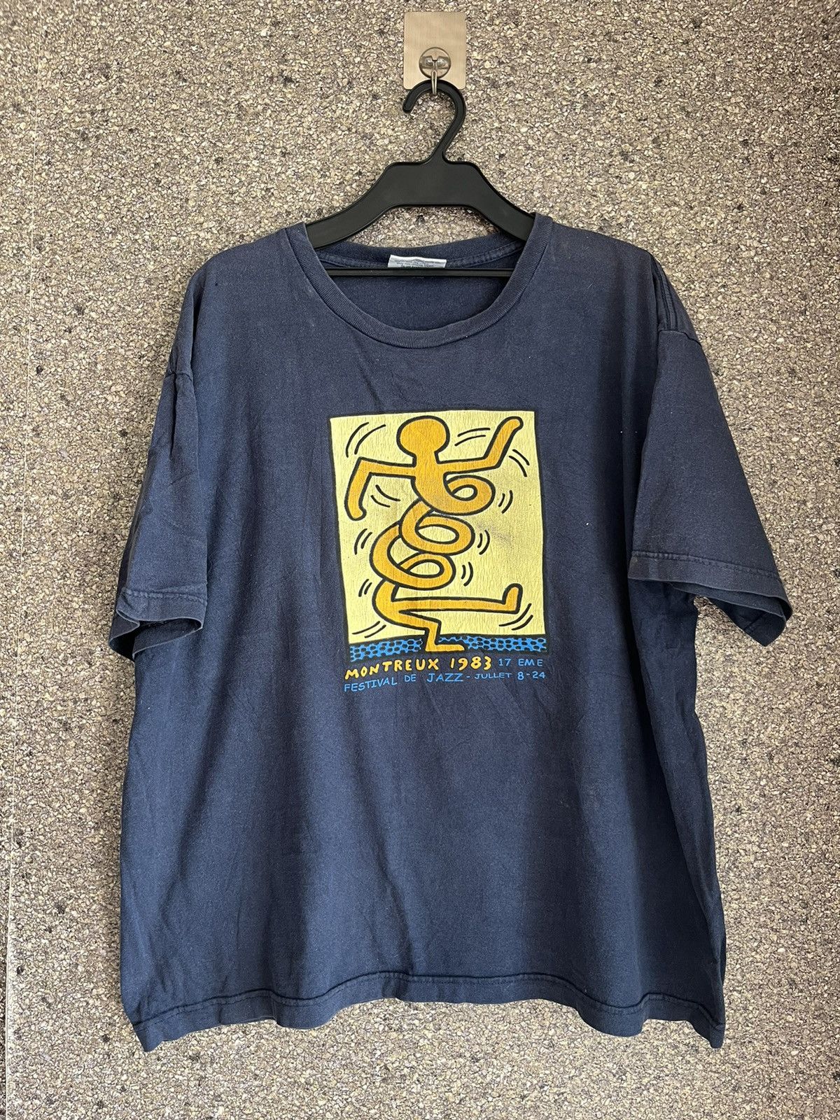 Keith Haring × Vintage Vintage Keith Haring Montreux ft69 Size US L / EU 52-54 / 3 - 1 Thumbnail