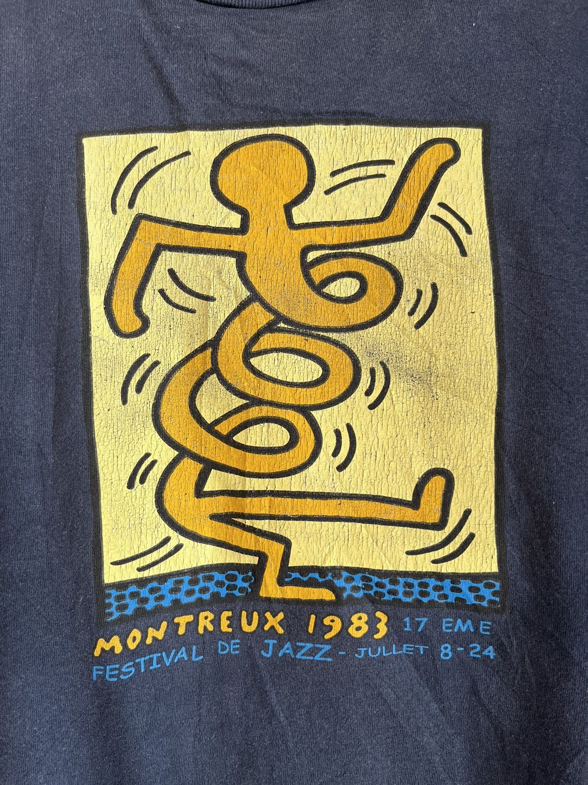 Keith Haring × Vintage Vintage Keith Haring Montreux ft69 Size US L / EU 52-54 / 3 - 2 Thumbnail