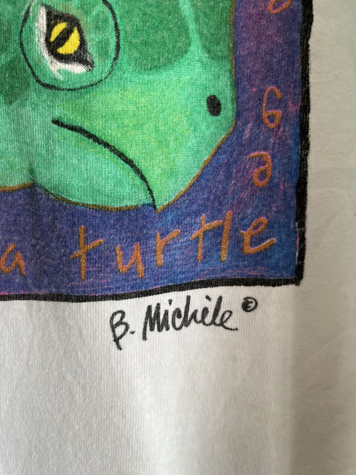 Vintage Green sea turtle ft19 Size US M / EU 48-50 / 2 - 5 Thumbnail