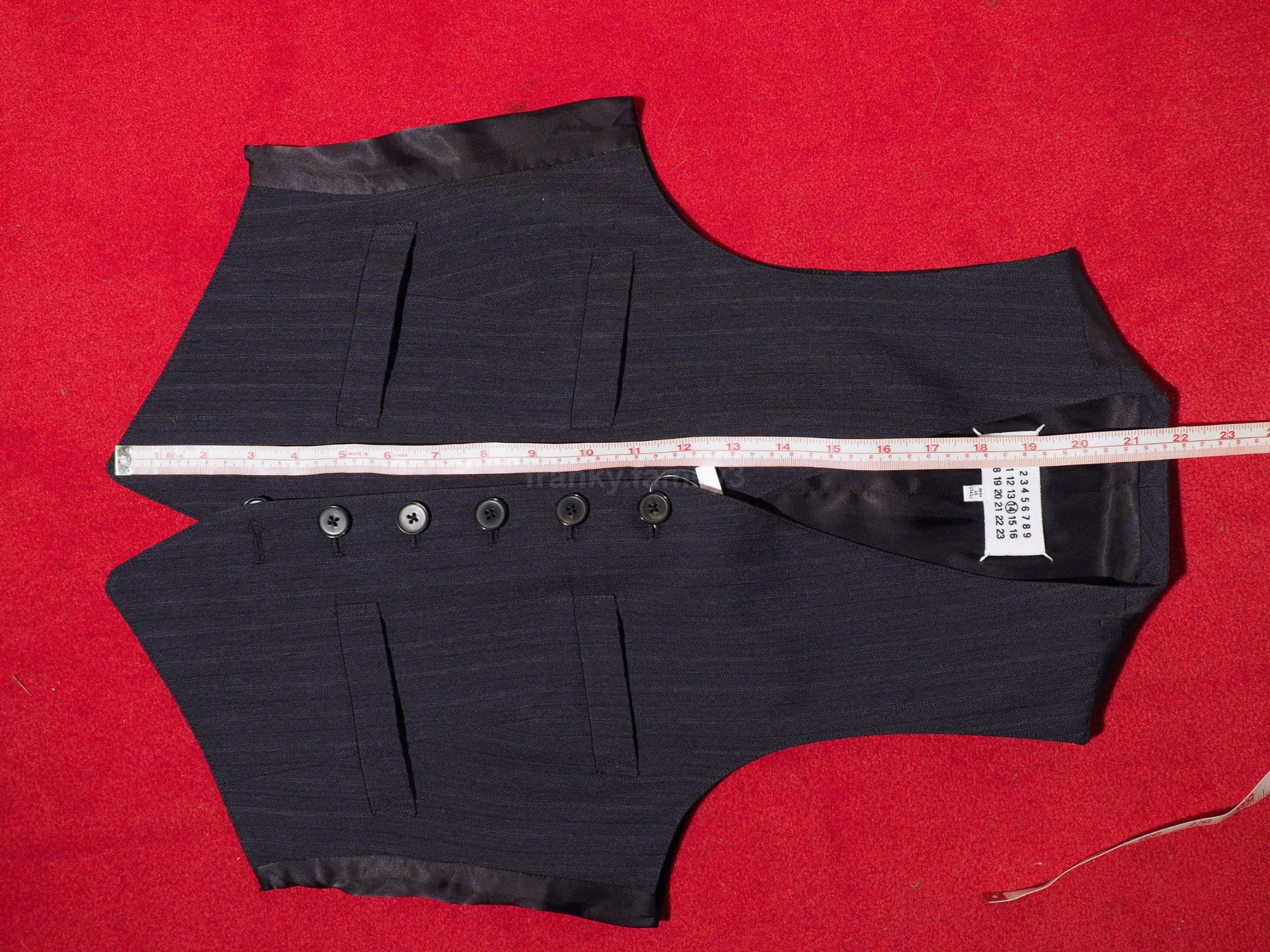 margiela gilet vest gray