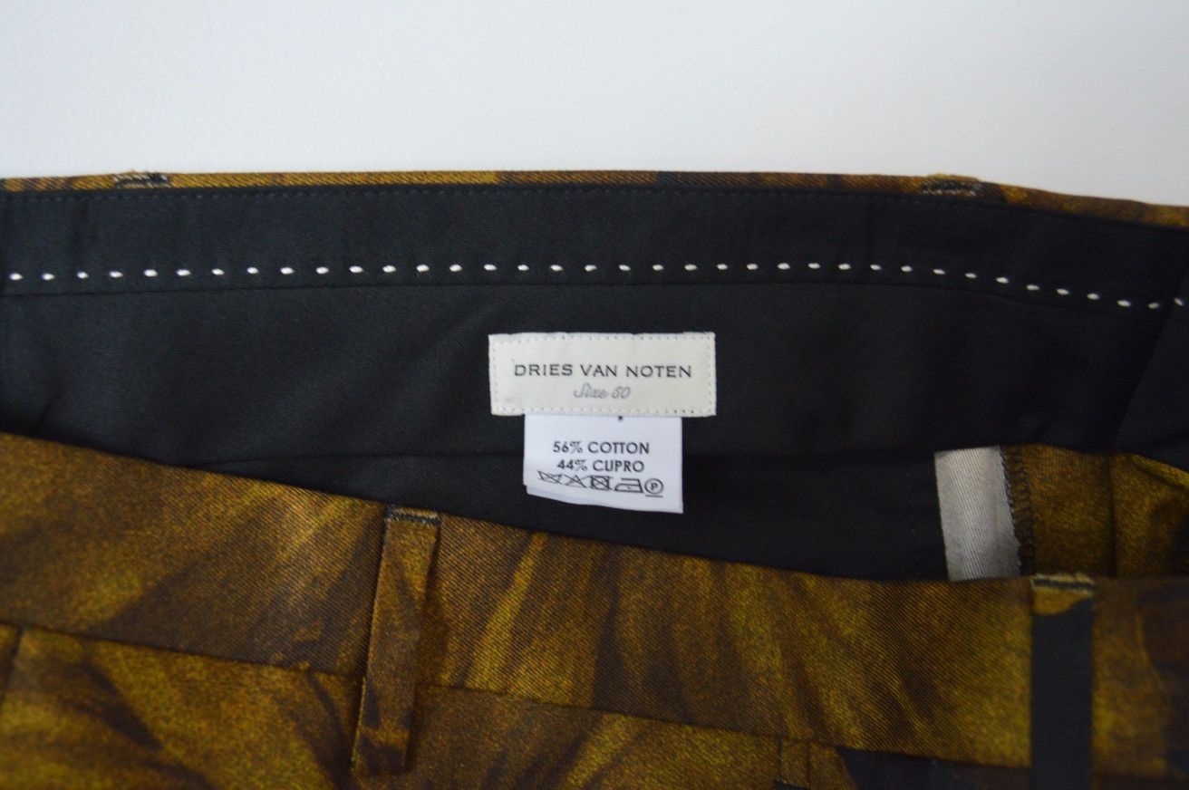 Dries Van Noten S/S 20 Hibiscus Print Satin Trousers Size US 34 / EU 50 - 3 Thumbnail