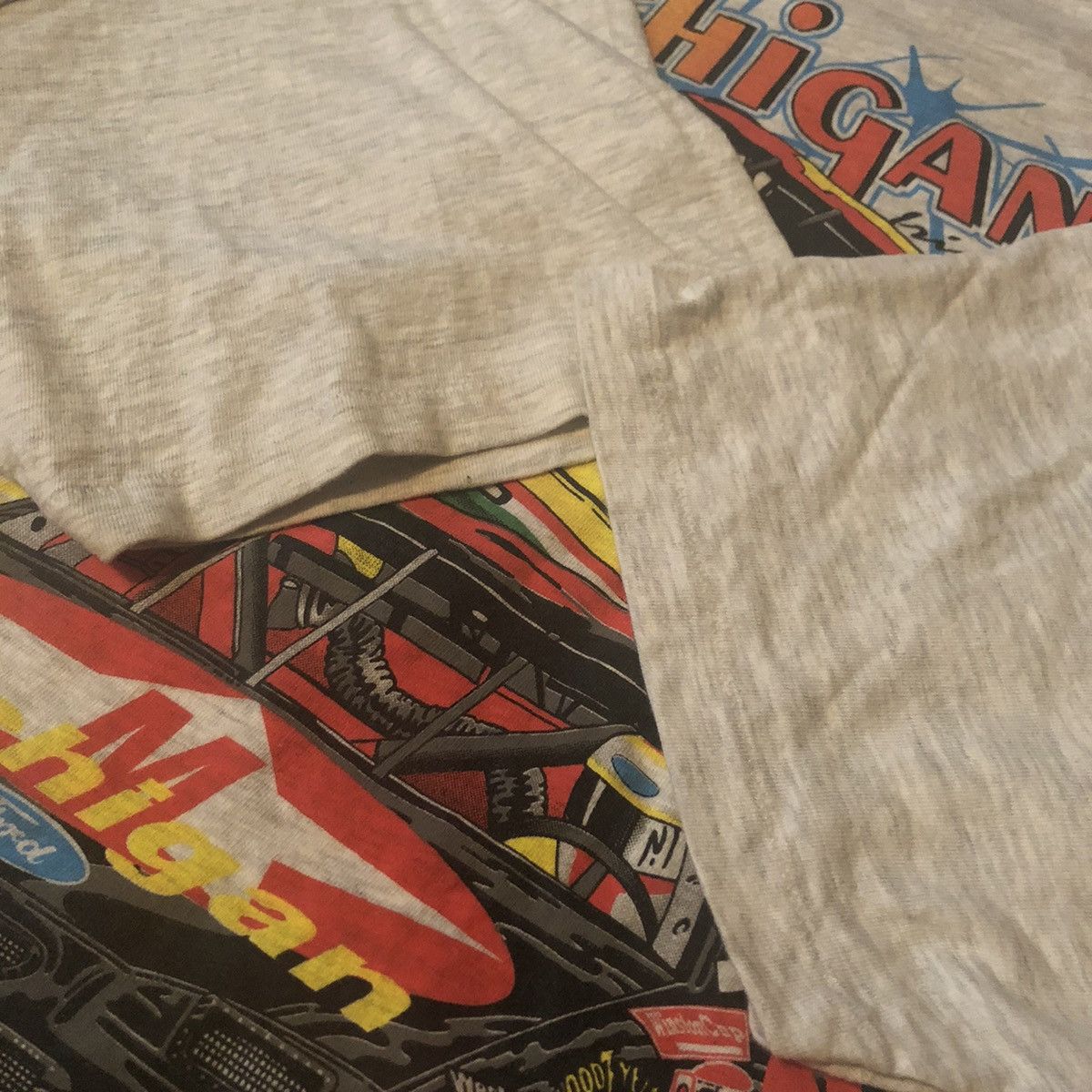 NASCAR Vintage 90s 1997 NASCAR Michigan Racing Graphic Logo Tee Size US XL / EU 56 / 4 - 6 Thumbnail