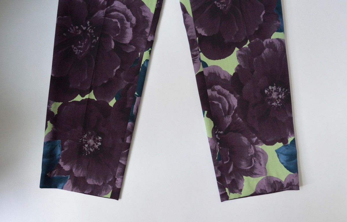 Dries Van Noten S/S 20 Floral Print Wool Trousers Size US 32 / EU 48 - 5 Thumbnail
