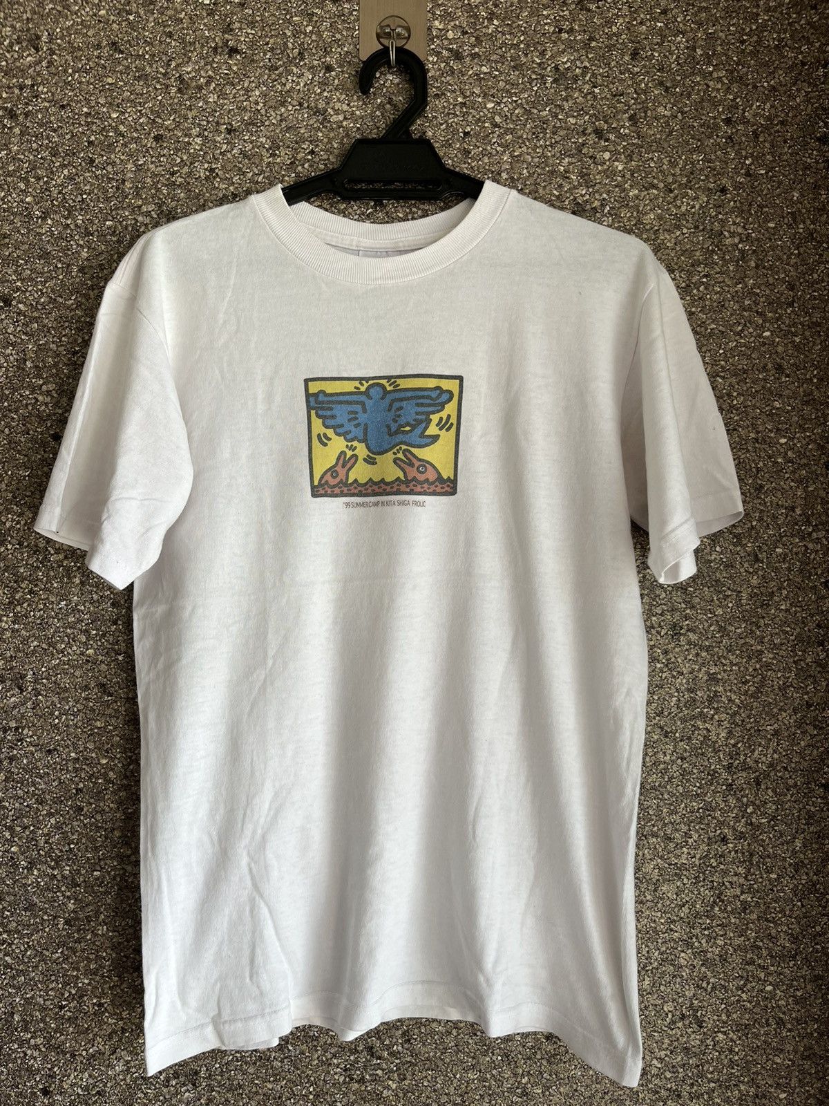 image of Vintage Summer Camp Ft19 in White, Men's (Size Small)