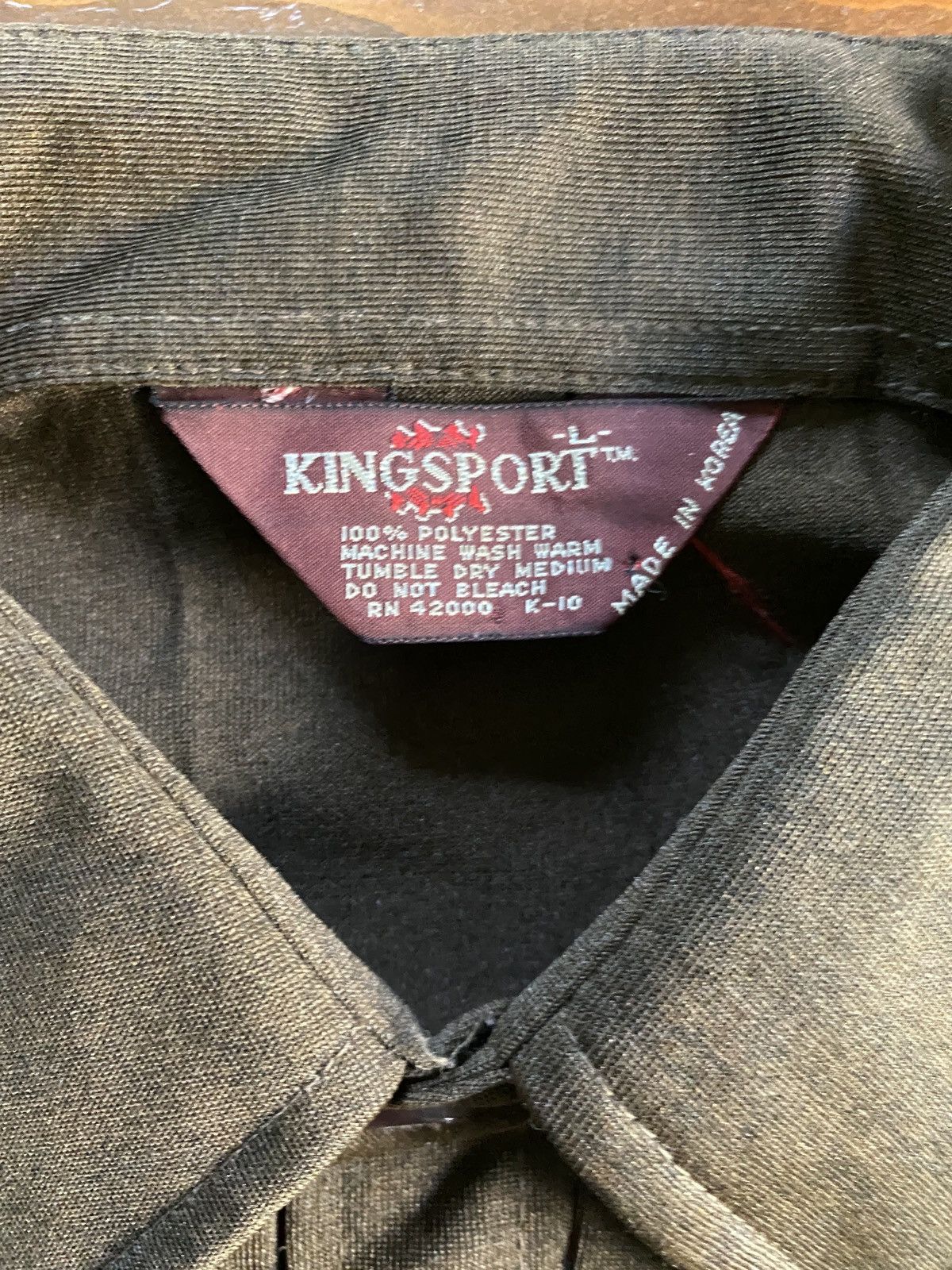 Vintage Vintage 70’s Kingsport Polyester Sheer Single Stitch Polo Size US L / EU 52-54 / 3 - 5 Thumbnail