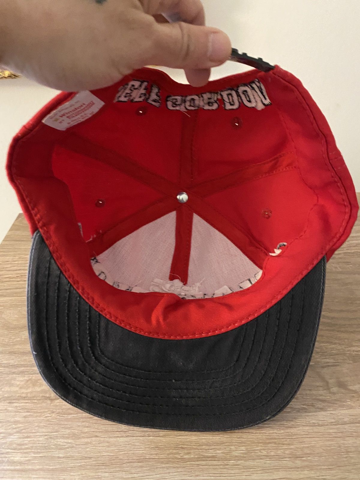 NASCAR Vintage 1995 90s Jeff Gordon Winston Cup Champ Faded Hat Cap Size ONE SIZE - 13 Thumbnail