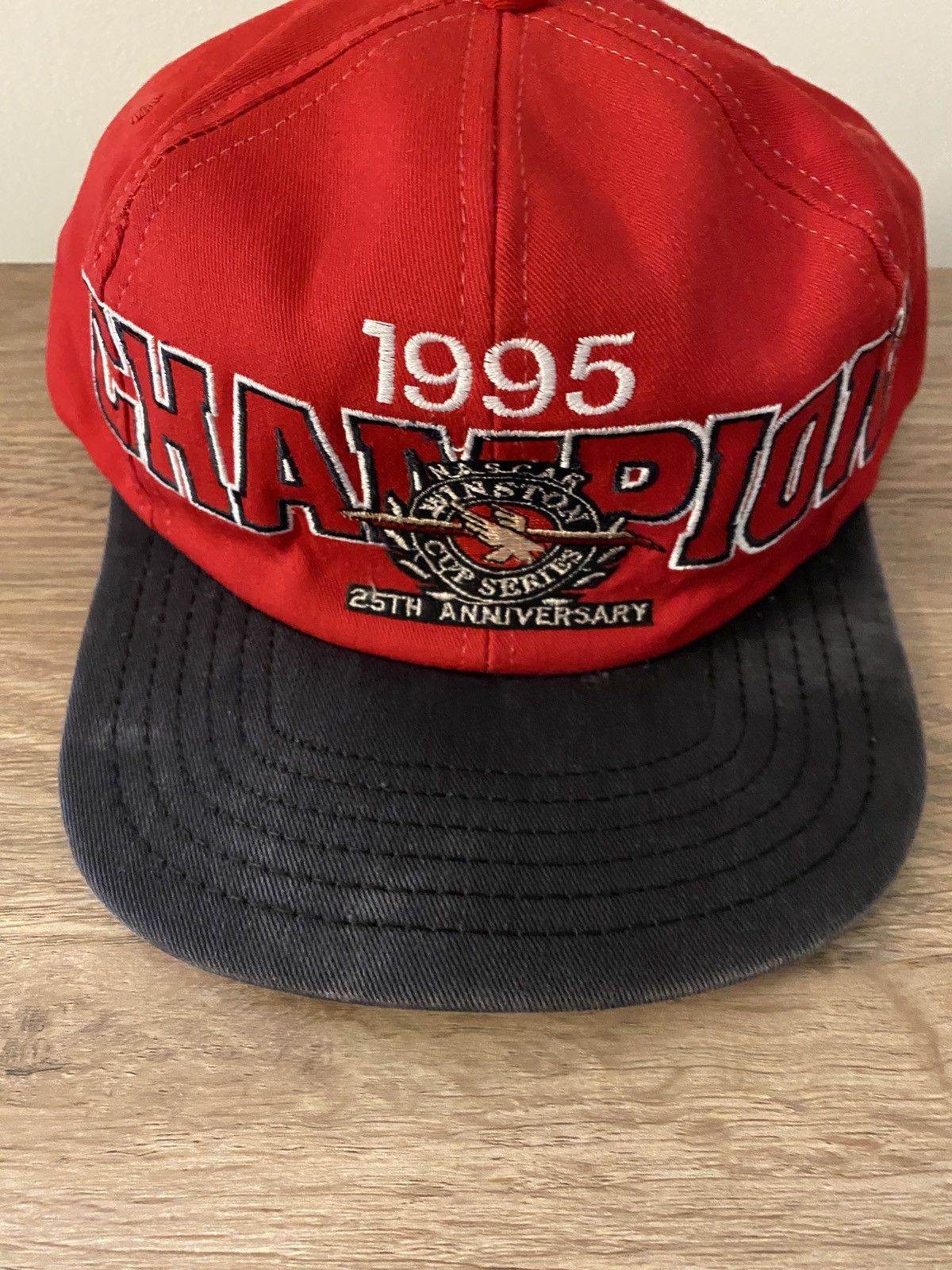 NASCAR Vintage 1995 90s Jeff Gordon Winston Cup Champ Faded Hat Cap Size ONE SIZE - 5 Thumbnail