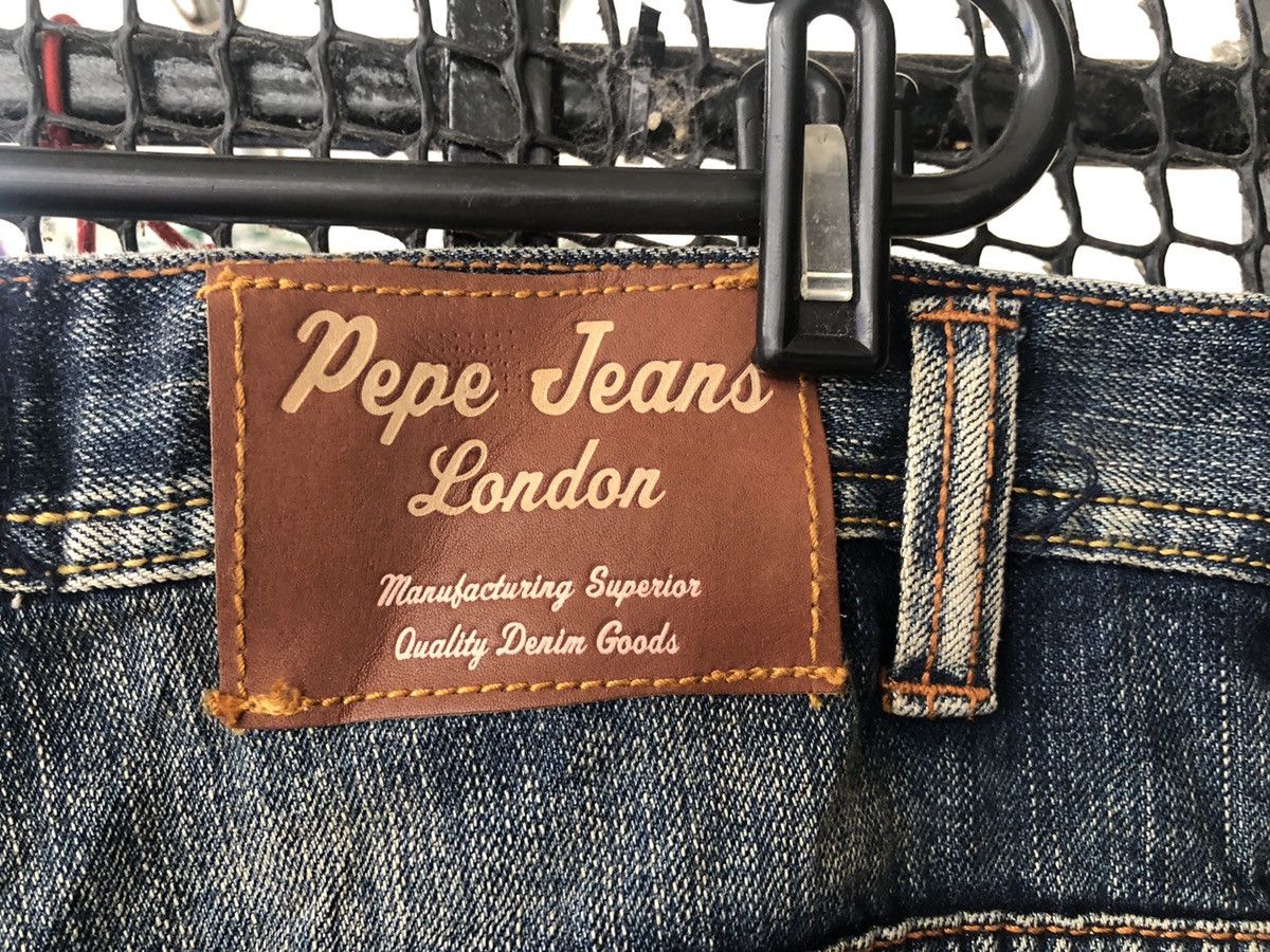 Pepe Jeans PEPE JEANS LONDON PATCHED BORO BAGGY DENIM JEANS Size US 36 / EU 52 - 11 Thumbnail