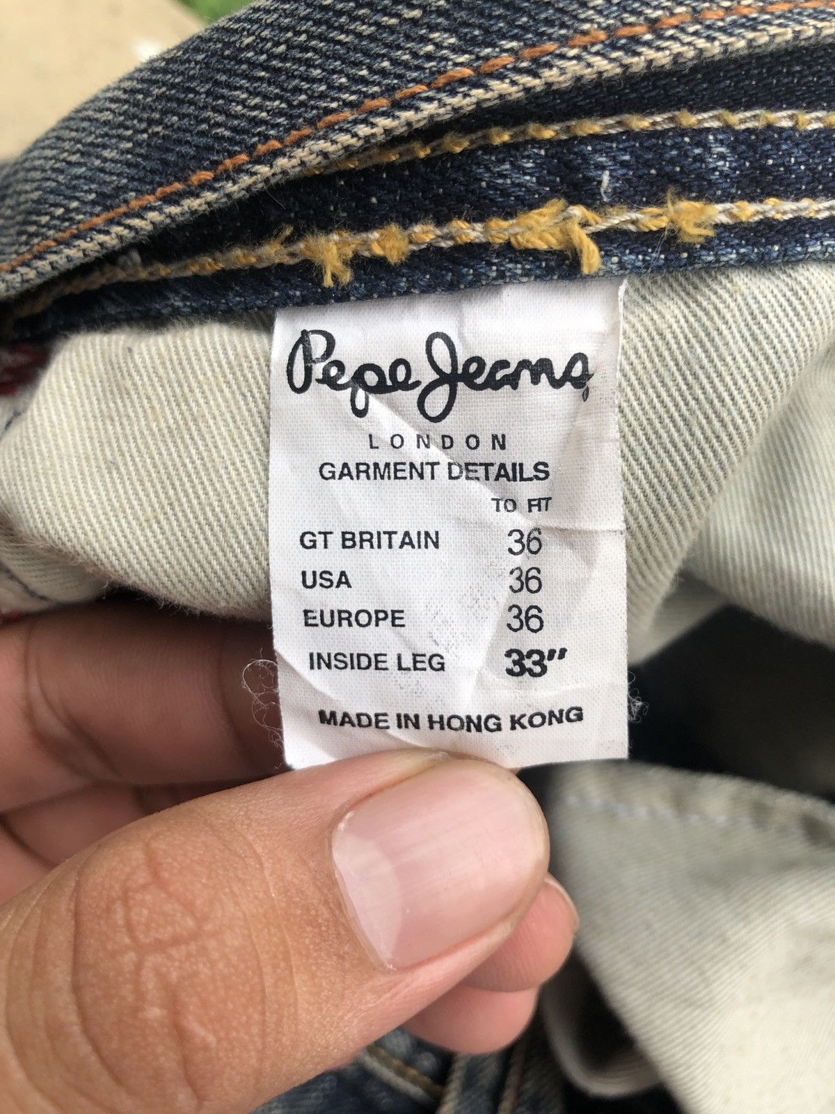 Pepe Jeans PEPE JEANS LONDON PATCHED BORO BAGGY DENIM JEANS Size US 36 / EU 52 - 14 Thumbnail