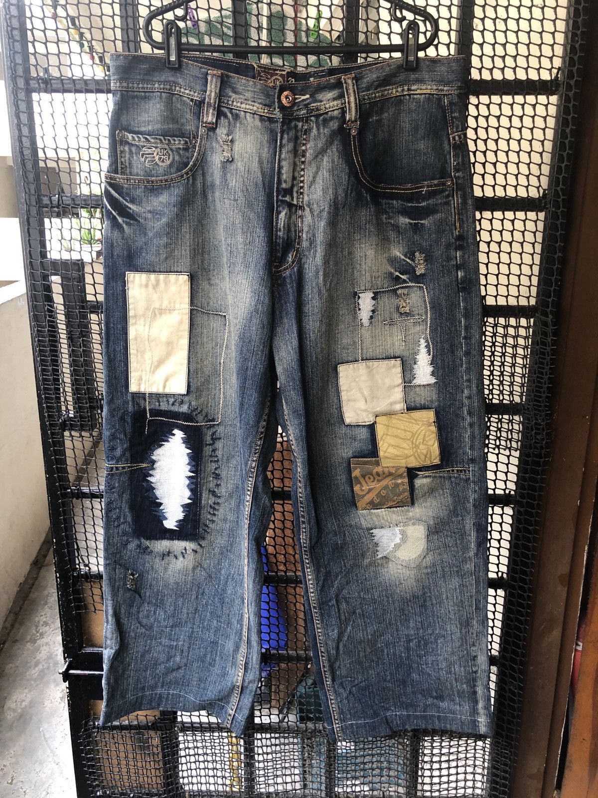 PEPE JEANS LONDON PATCHED BORO BAGGY DENIM JEANS