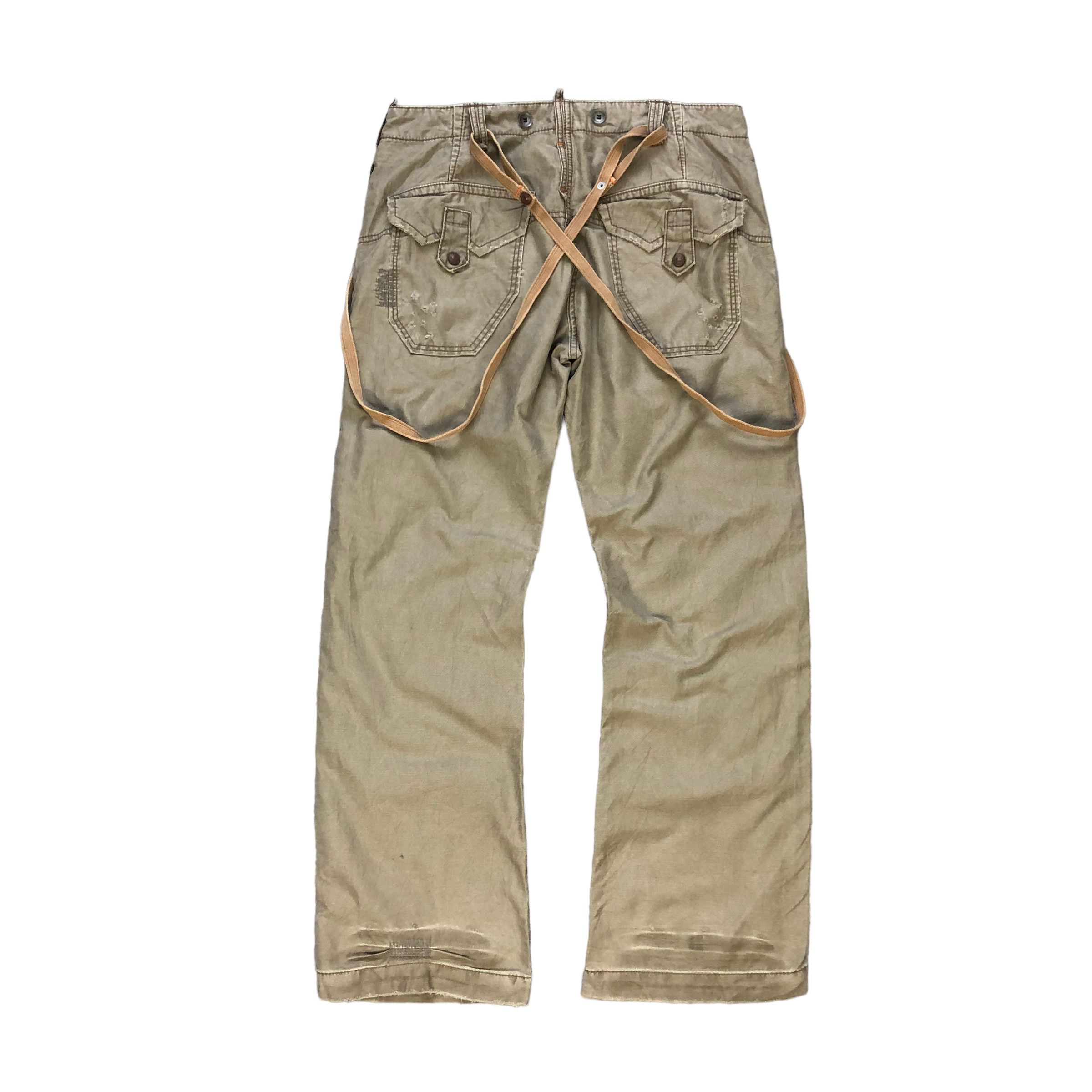 Pre-owned Edwin X Vintage Bondage Edwin 505 Khaki Pants W38 4281-148