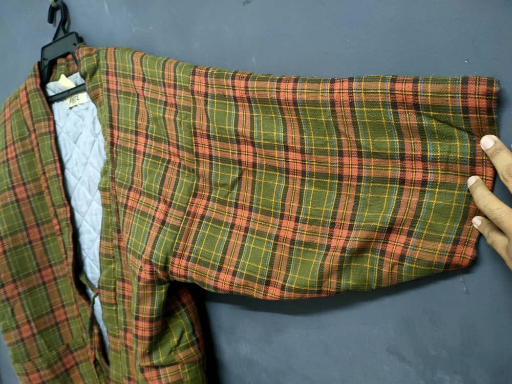 Japanese Brand Checkered Kimono Hanten Size US L / EU 52-54 / 3 - 2 Thumbnail