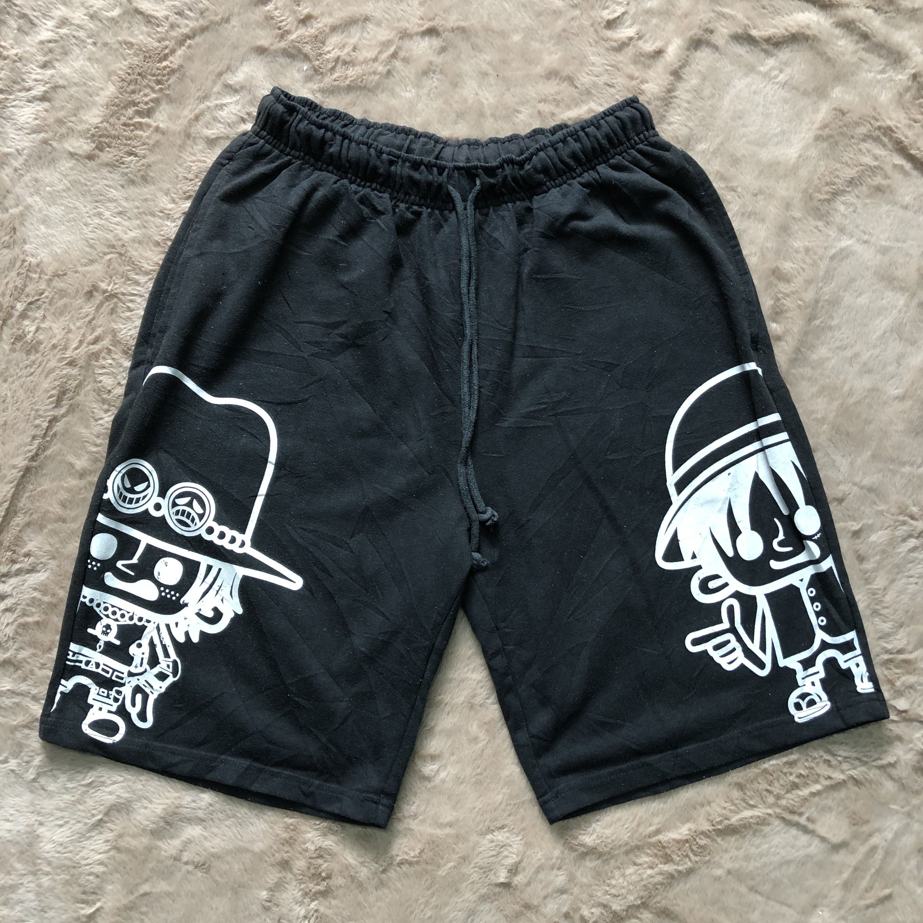 One Piece One Piece Luffy & Ace Printed Shorts #4221-146 Size US 28 / EU 44 - 1 Thumbnail