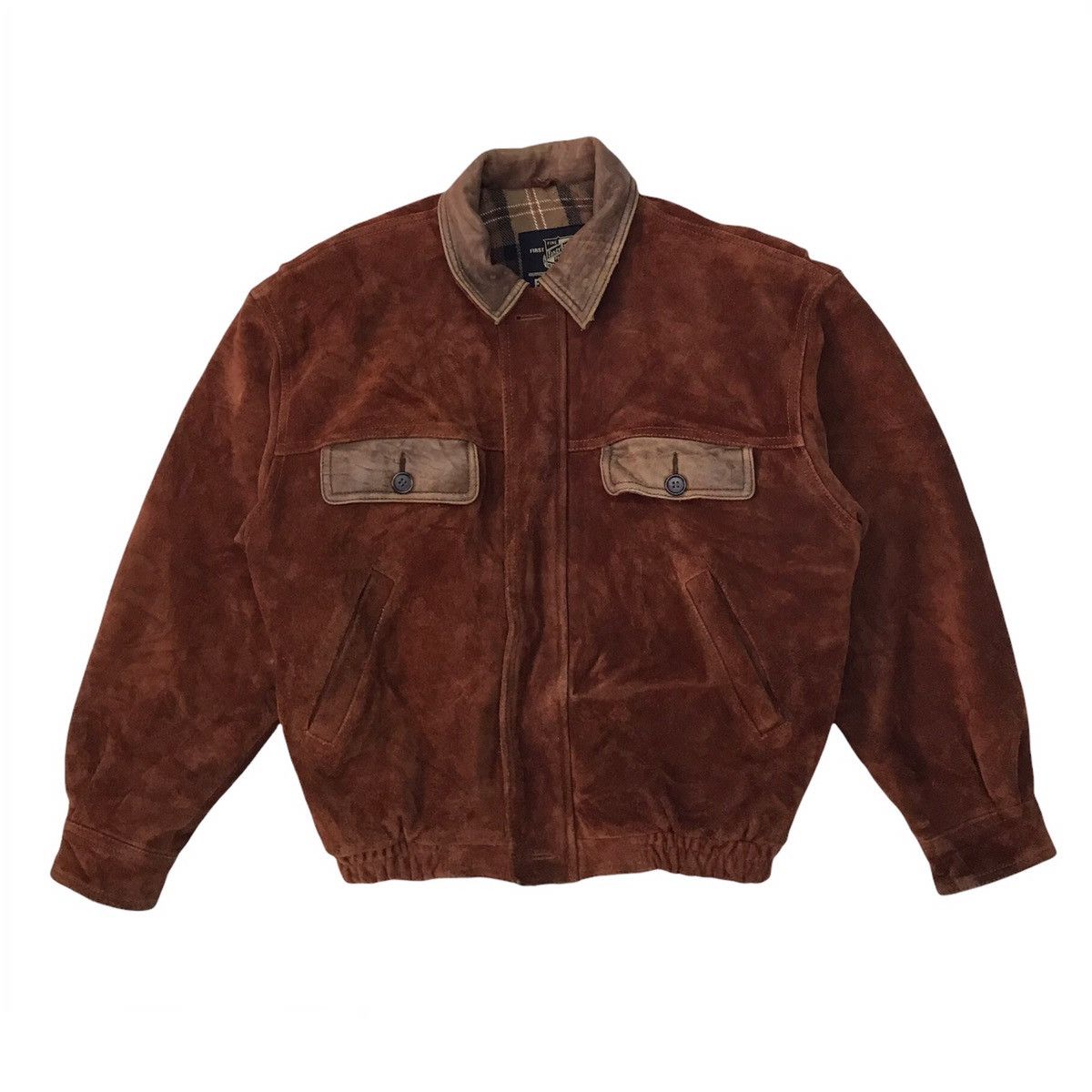 Japanese Brand Vtg Fancy Ball Cowhide Leather Jacket Size US M / EU 48-50 / 2 - 1 Thumbnail