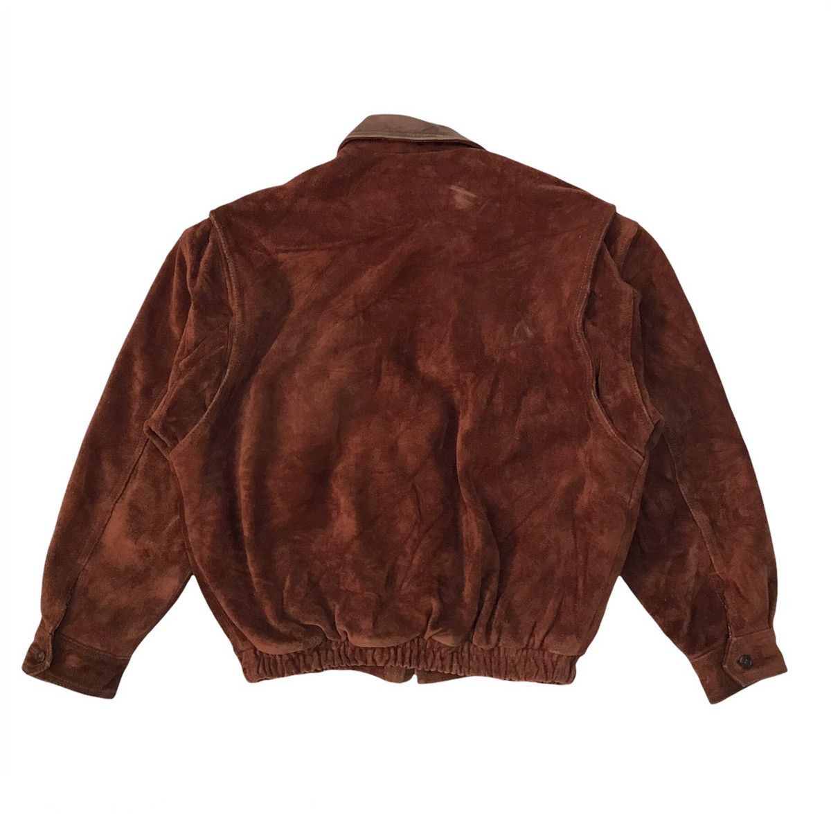 Japanese Brand Vtg Fancy Ball Cowhide Leather Jacket Size US M / EU 48-50 / 2 - 2 Thumbnail