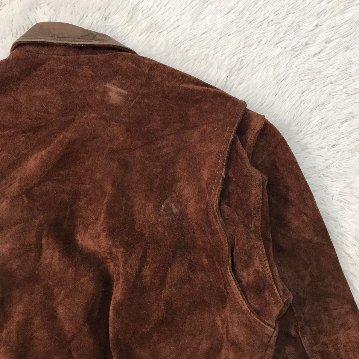 Japanese Brand Vtg Fancy Ball Cowhide Leather Jacket Size US M / EU 48-50 / 2 - 9 Thumbnail