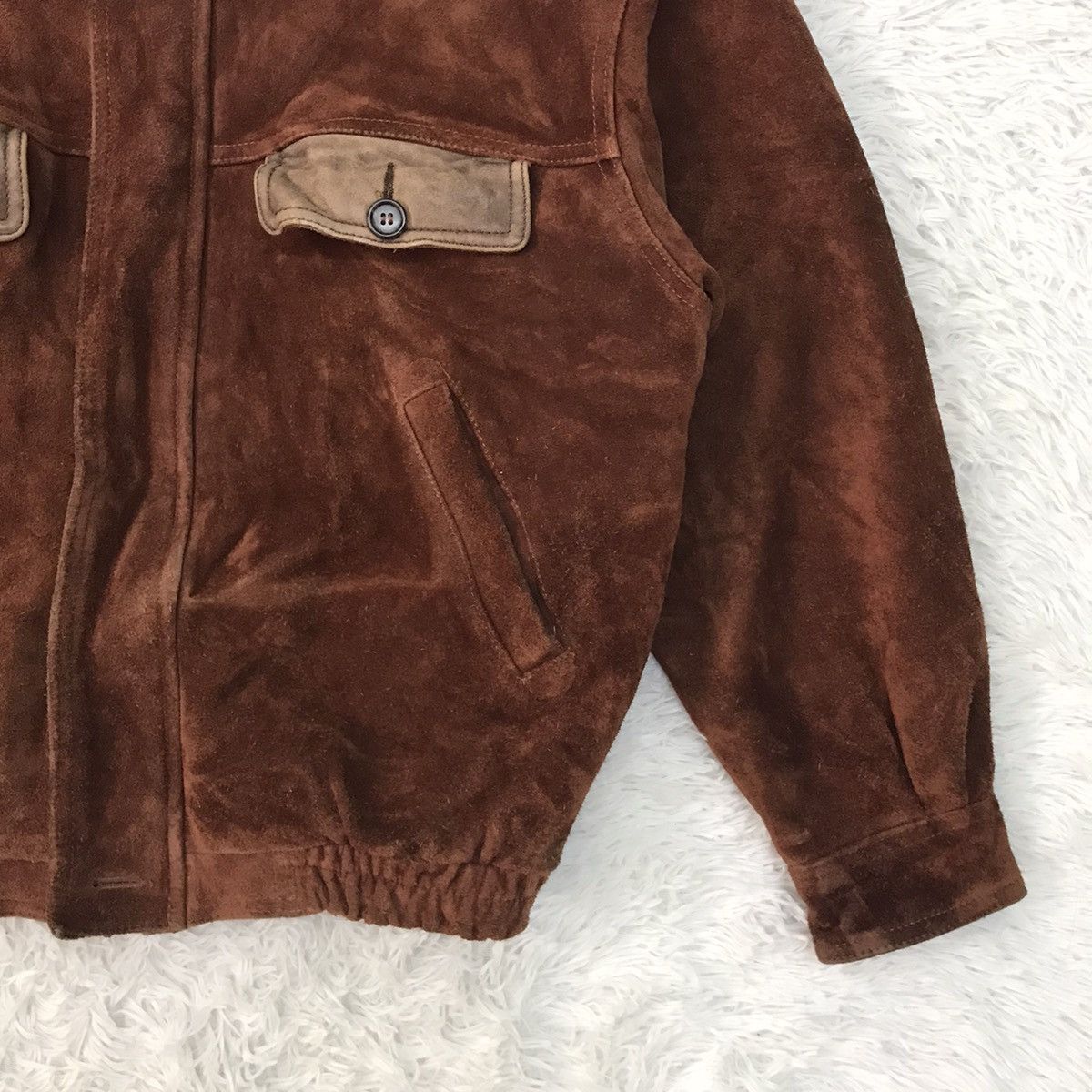 Japanese Brand Vtg Fancy Ball Cowhide Leather Jacket Size US M / EU 48-50 / 2 - 4 Thumbnail