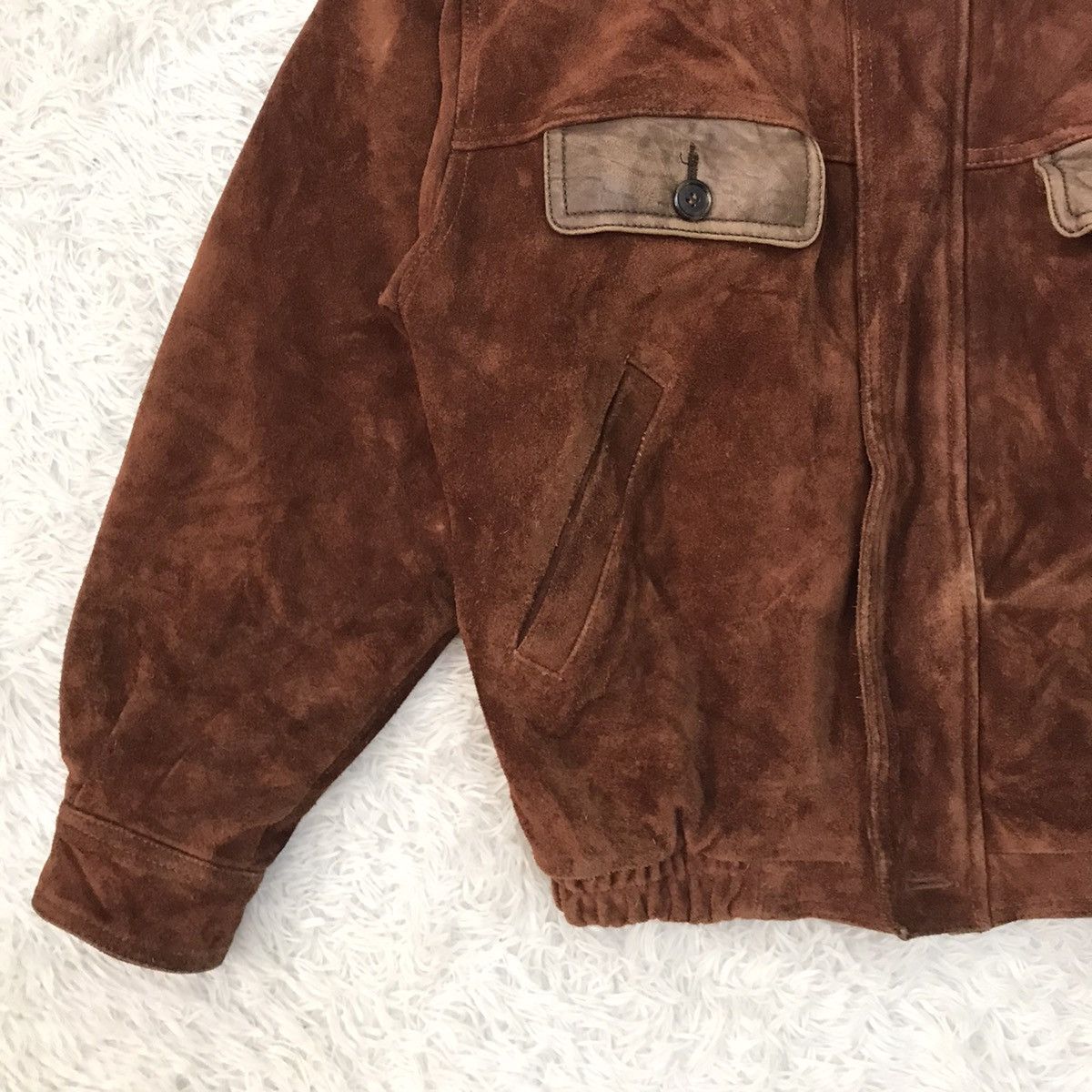 Japanese Brand Vtg Fancy Ball Cowhide Leather Jacket Size US M / EU 48-50 / 2 - 3 Thumbnail