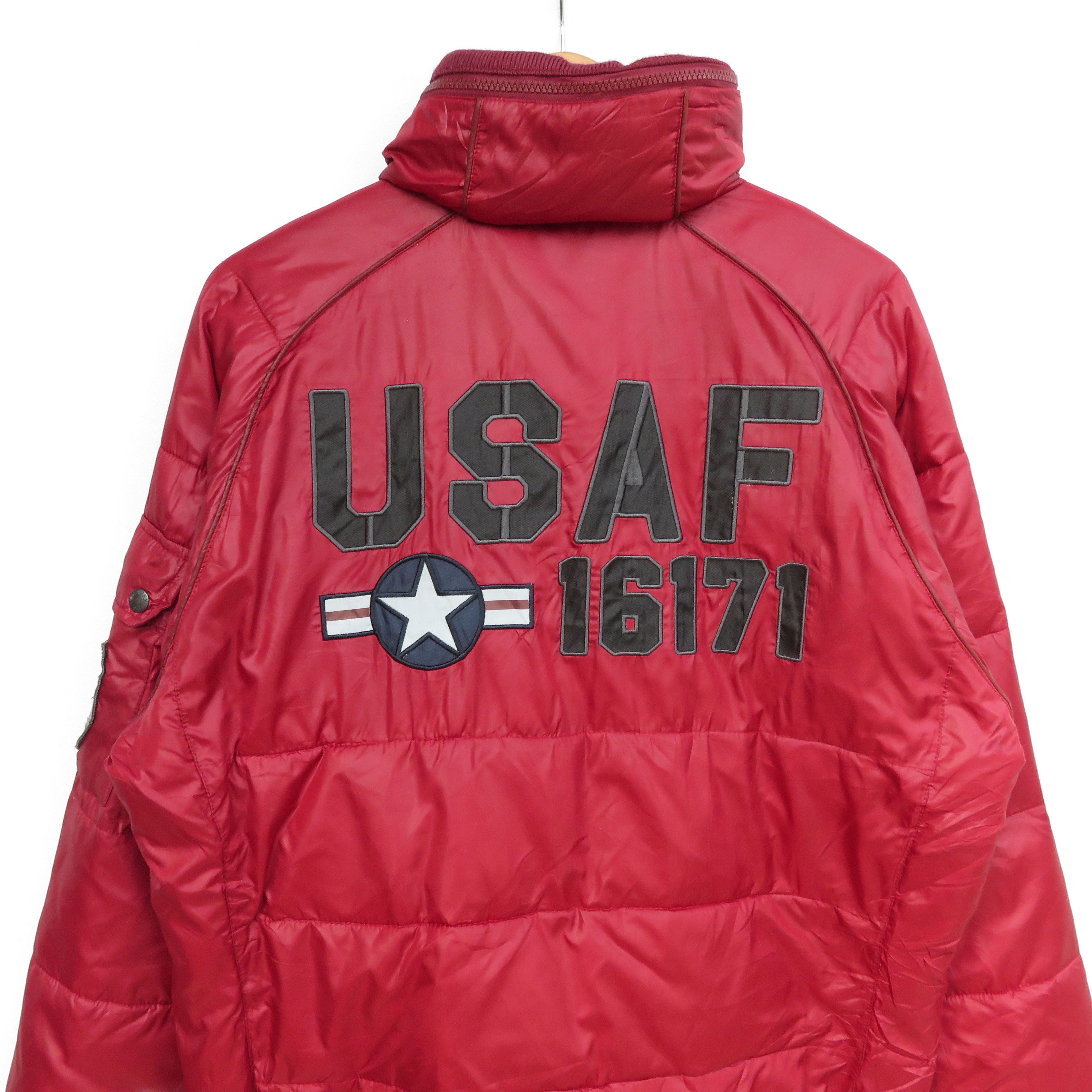 Avirex Avirex US Air Force Puffer Down Embroidered Jacket Size US XXL / EU 58 / 5 - 2 Thumbnail
