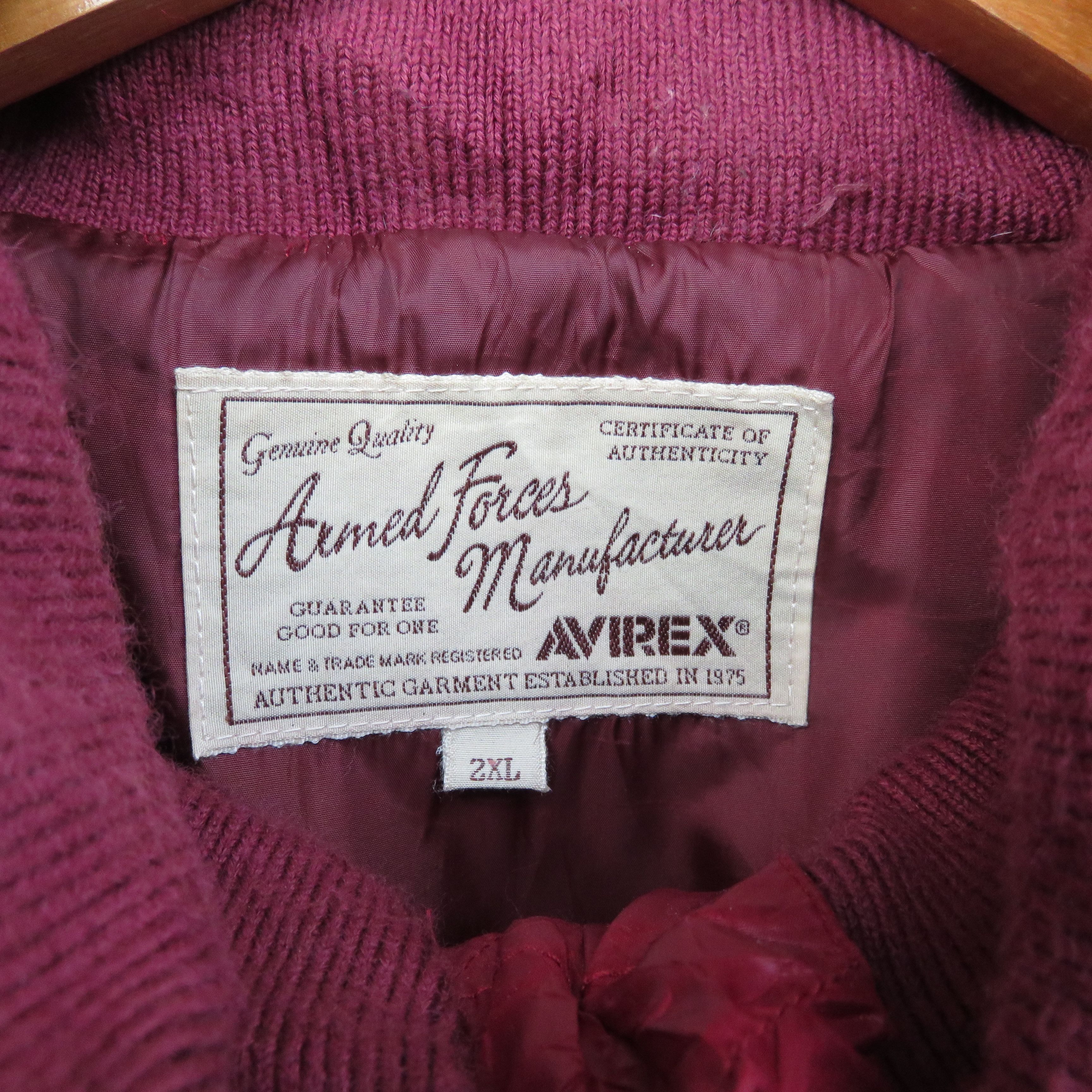 Avirex Avirex US Air Force Puffer Down Embroidered Jacket Size US XXL / EU 58 / 5 - 7 Thumbnail