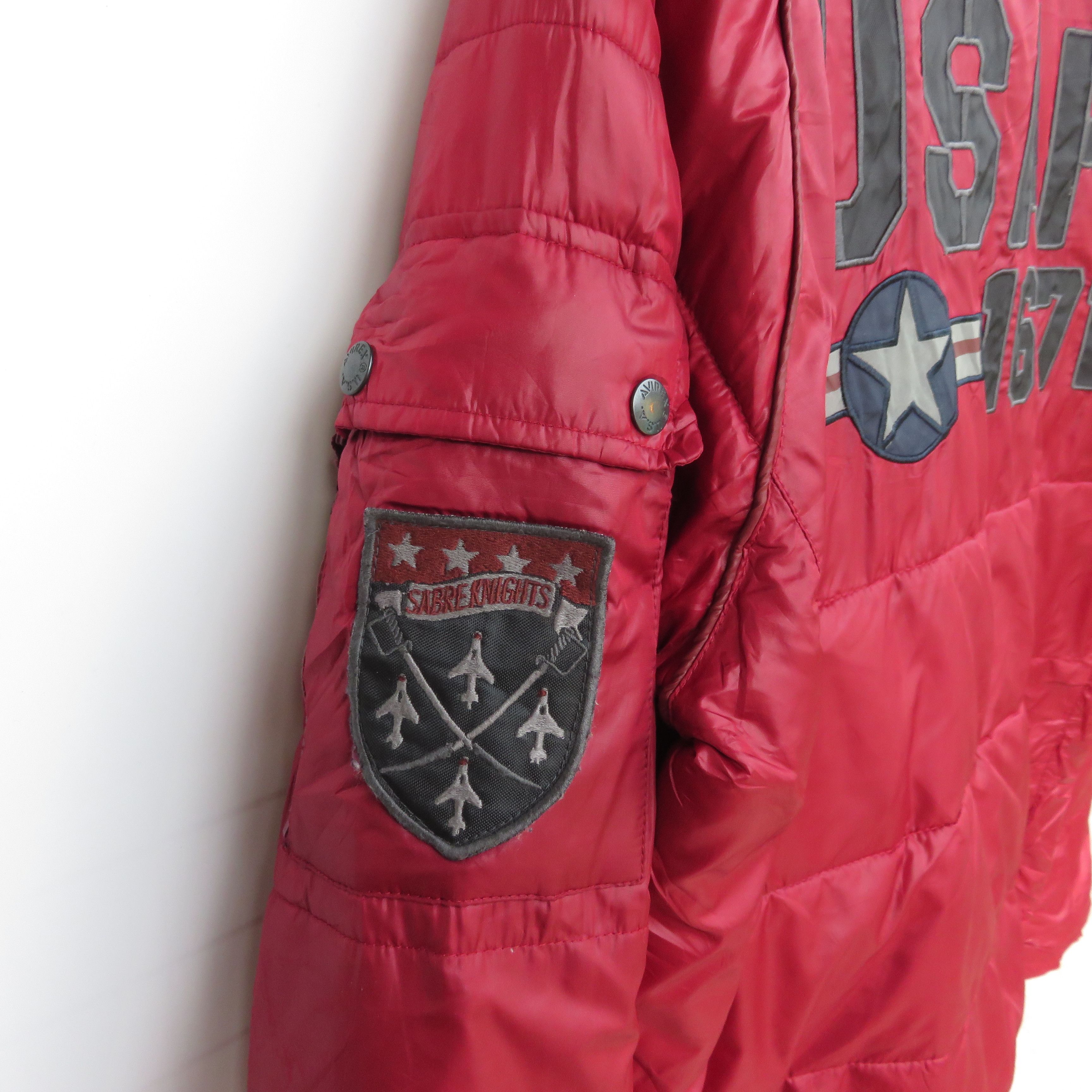 Avirex Avirex US Air Force Puffer Down Embroidered Jacket Size US XXL / EU 58 / 5 - 5 Thumbnail