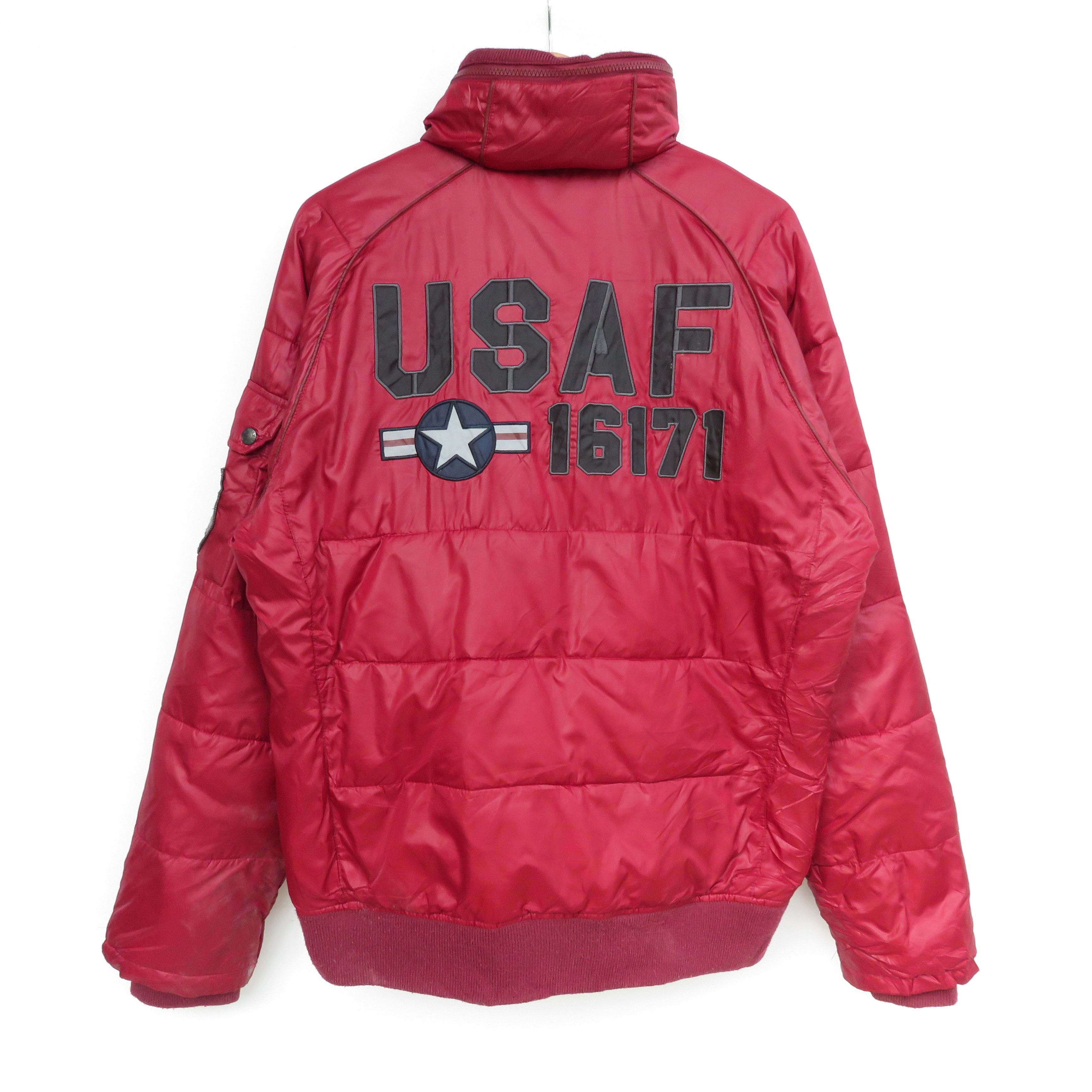 Avirex Avirex US Air Force Puffer Down Embroidered Jacket Size US XXL / EU 58 / 5 - 1 Thumbnail