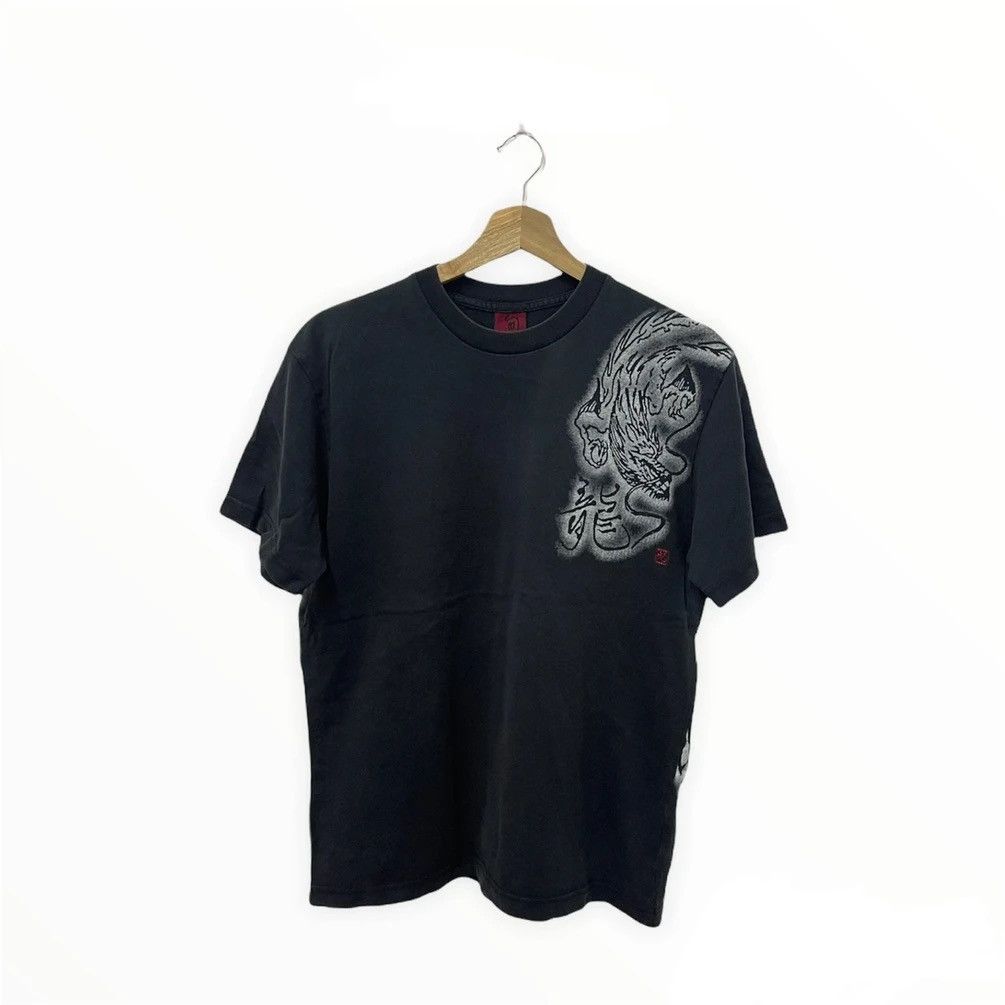 Dragonfly × Japanese Brand × Vintage Vintage Grasshitter Dragonfly Big Logo Tee Size US S / EU 44-46 / 1 - 3 Thumbnail