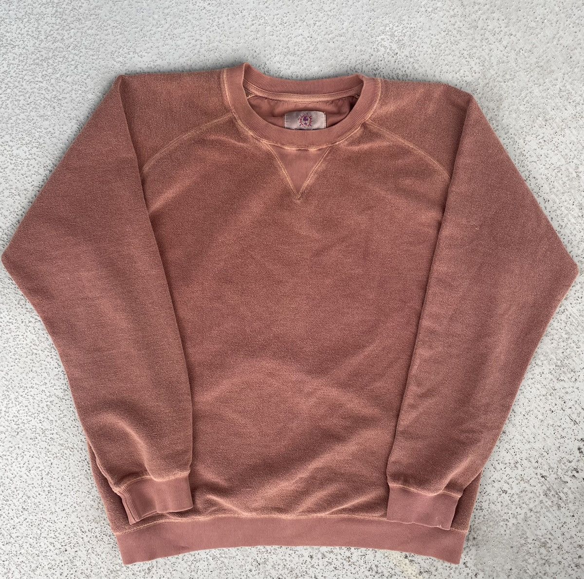 The Territory Ahead × Vintage Vintage 80s/90s Blank Toweling Crewneck Sweatshirt Size US XL / EU 56 / 4 - 1 Thumbnail