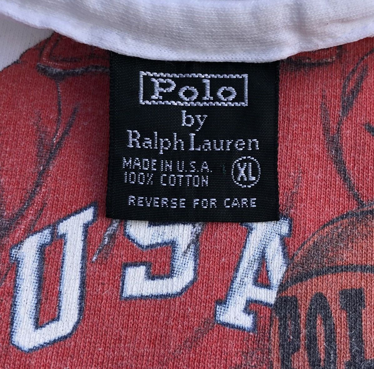 Polo Ralph Lauren Vintage Polo Bear USA by Ralph Lauren T-Shirt Size US XL / EU 56 / 4 - 11 Thumbnail