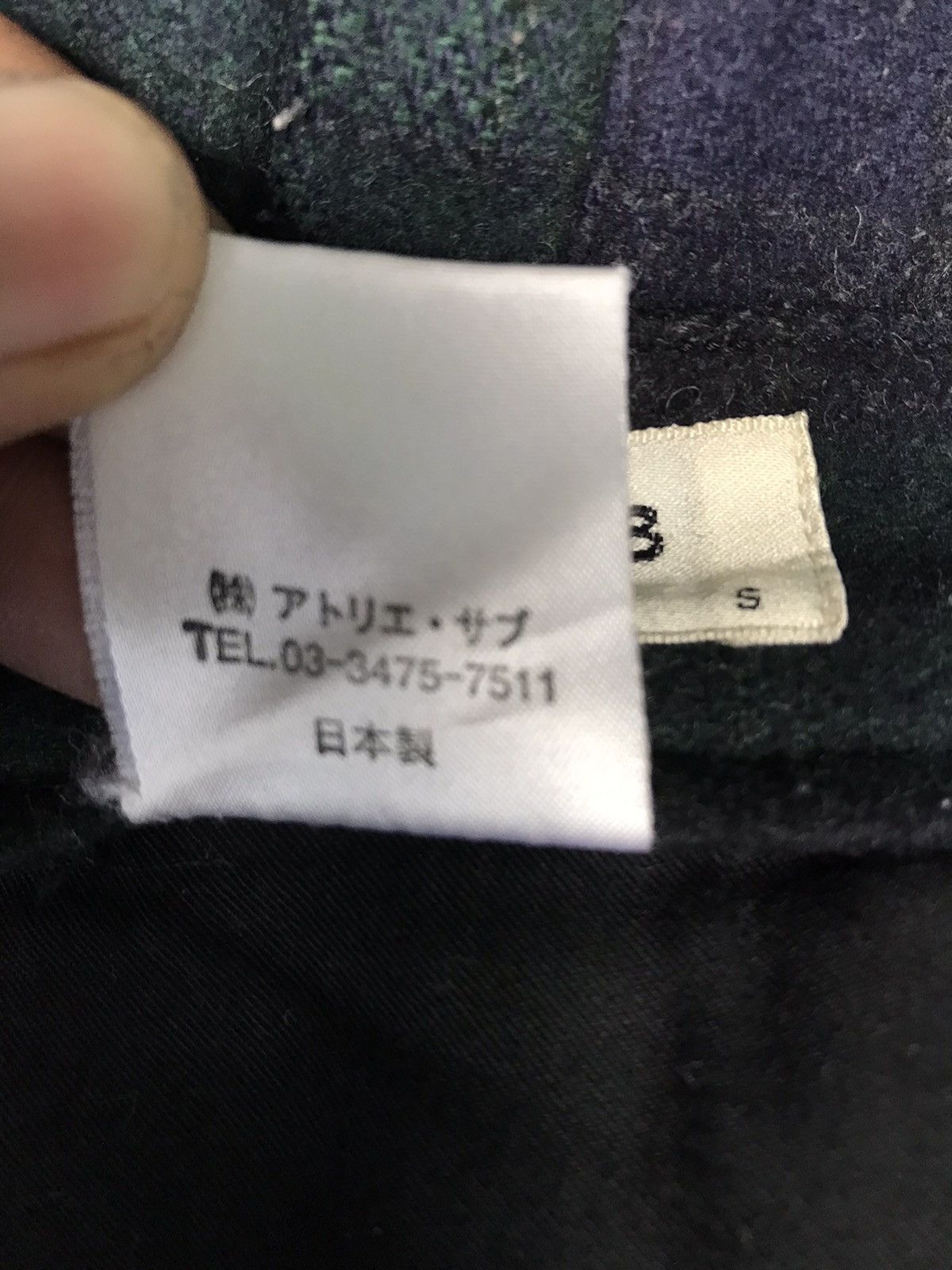 Japanese Brand Made In Japan Atelier SAB for Men Wool Cargo Pocket Pants Size US 27 - 13 Thumbnail