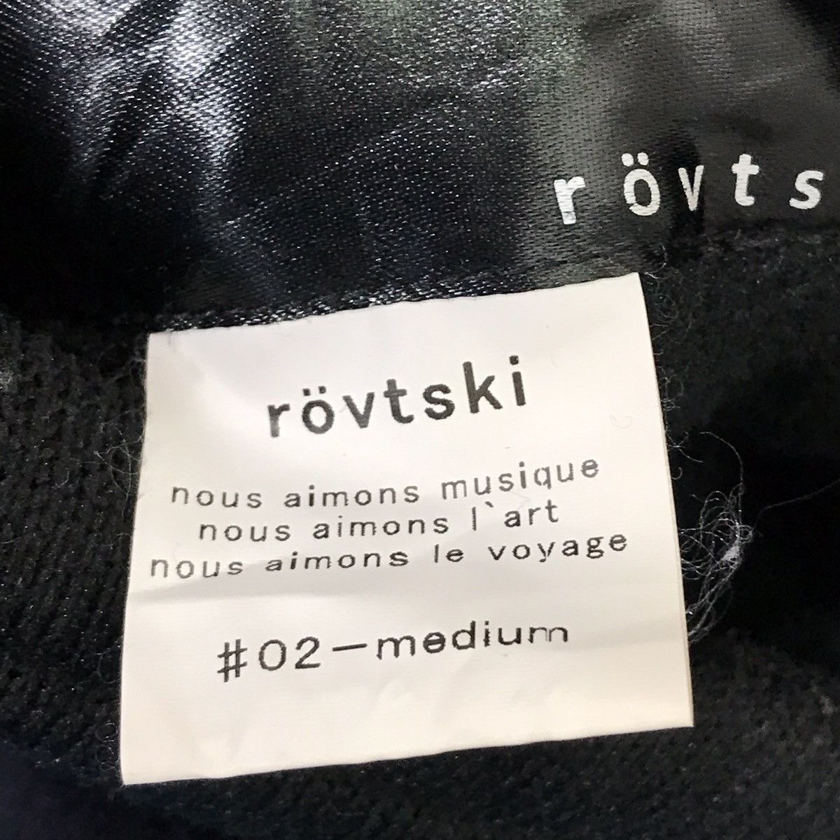 Designer Rovtski Turtle Neck Hoodie Sweatshirt Size US M / EU 48-50 / 2 - 5 Thumbnail