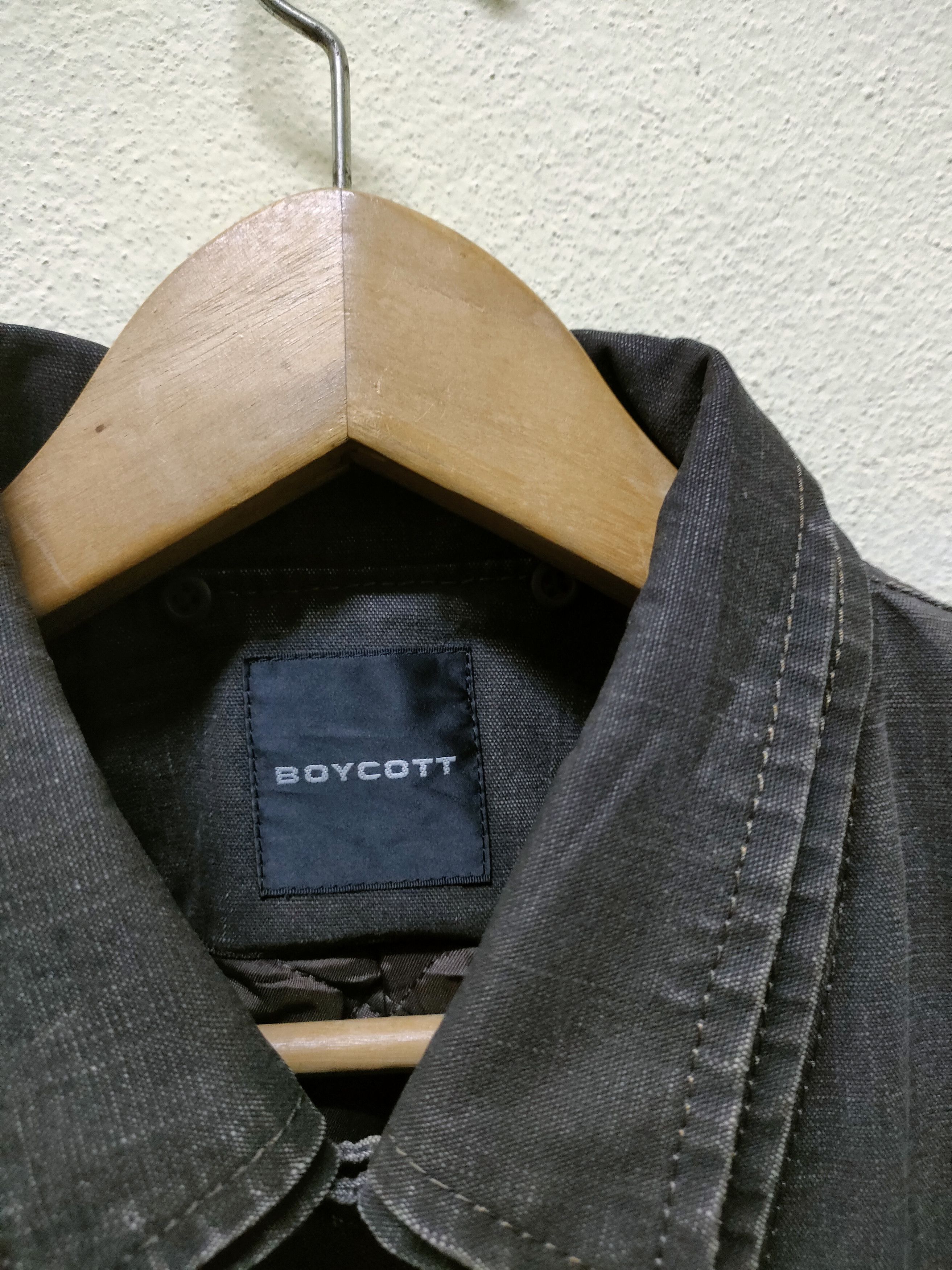 Boycott × Japanese Brand Boycott Waxed Cotton Jacket Size US M / EU 48-50 / 2 - 9 Thumbnail