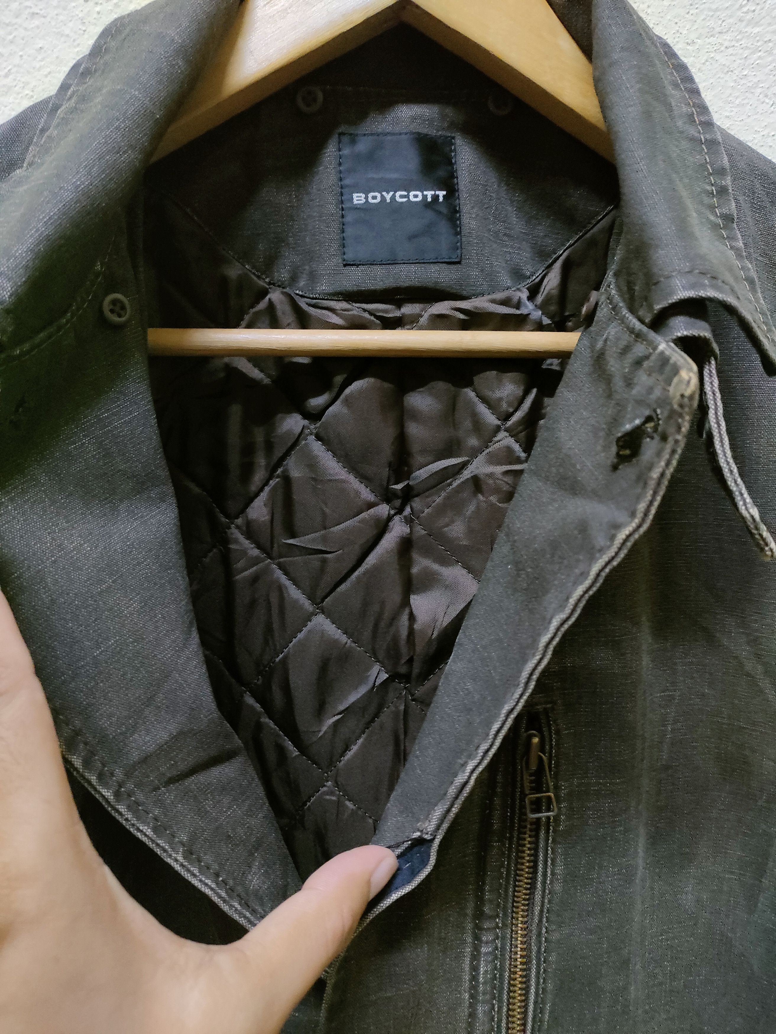 Boycott × Japanese Brand Boycott Waxed Cotton Jacket Size US M / EU 48-50 / 2 - 7 Thumbnail