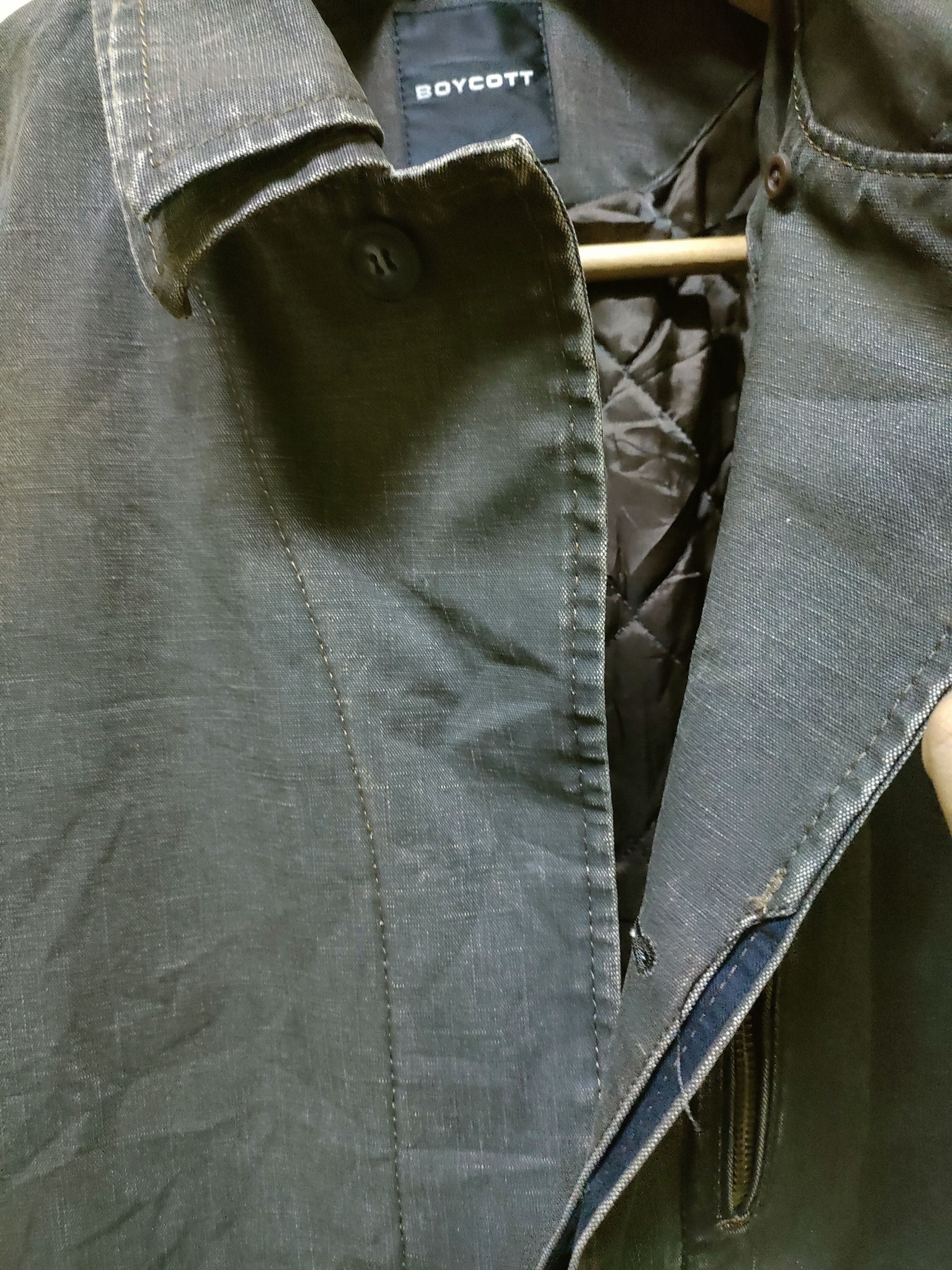 Boycott × Japanese Brand Boycott Waxed Cotton Jacket Size US M / EU 48-50 / 2 - 8 Thumbnail