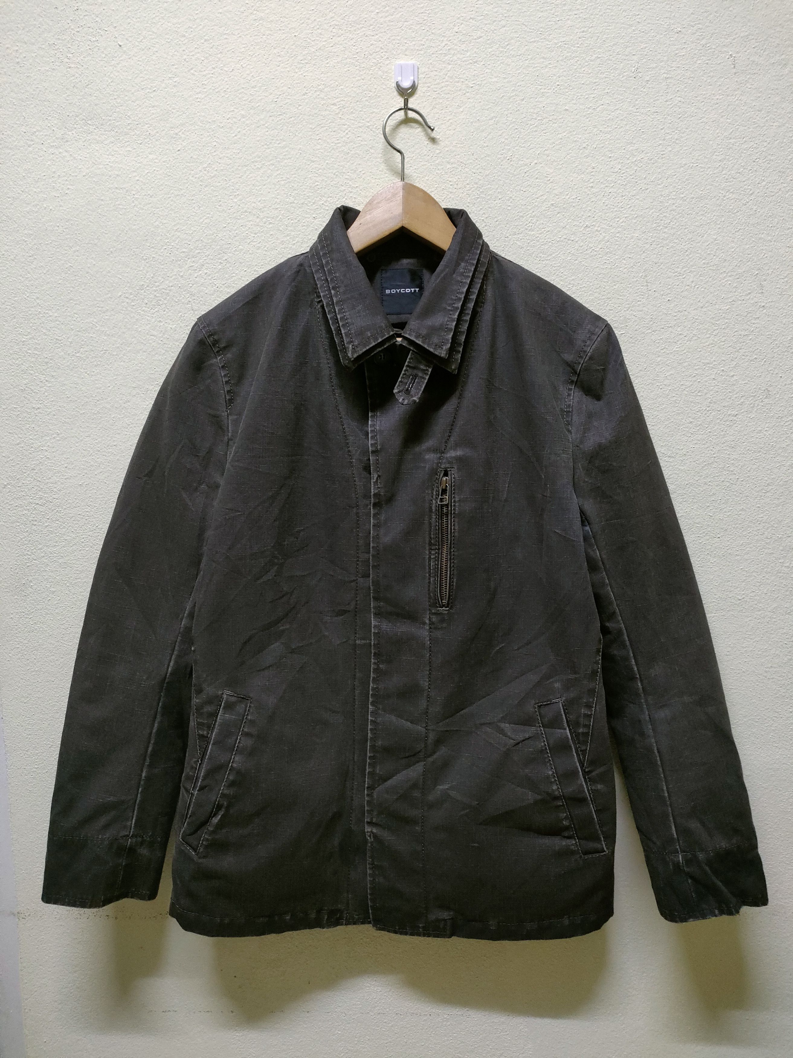 Boycott × Japanese Brand Boycott Waxed Cotton Jacket Size US M / EU 48-50 / 2 - 1 Thumbnail