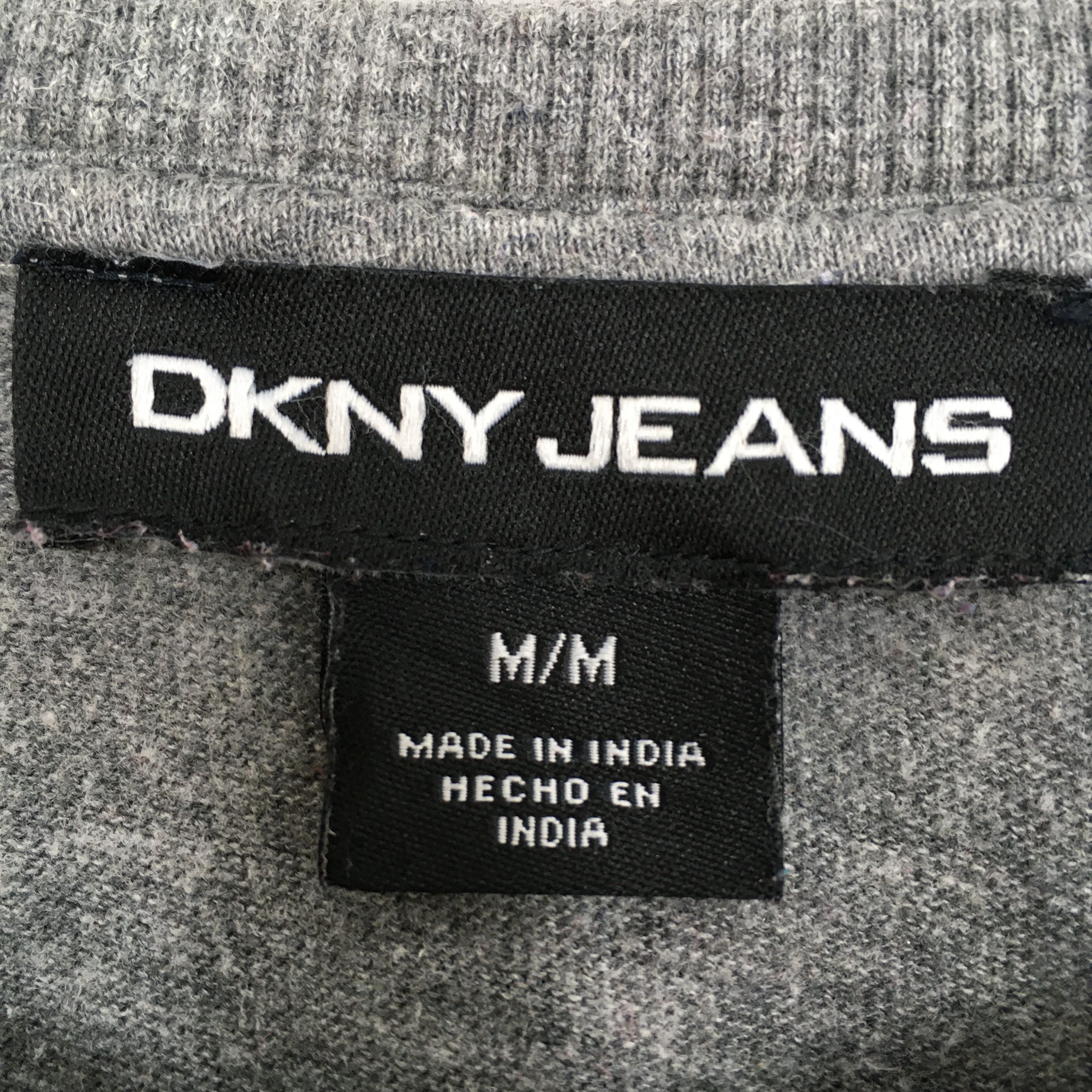 DKNY × Vintage Vintage Dkny Jeans Gray Sweatshirt Medium Size US M / EU 48-50 / 2 - 3 Thumbnail