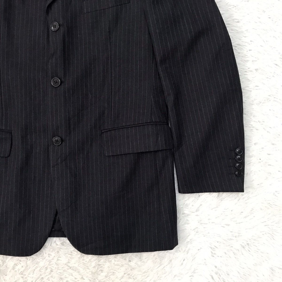 Armani Giorgio Armani Stripes Jacket Coat Size US M / EU 48-50 / 2 - 4 Thumbnail
