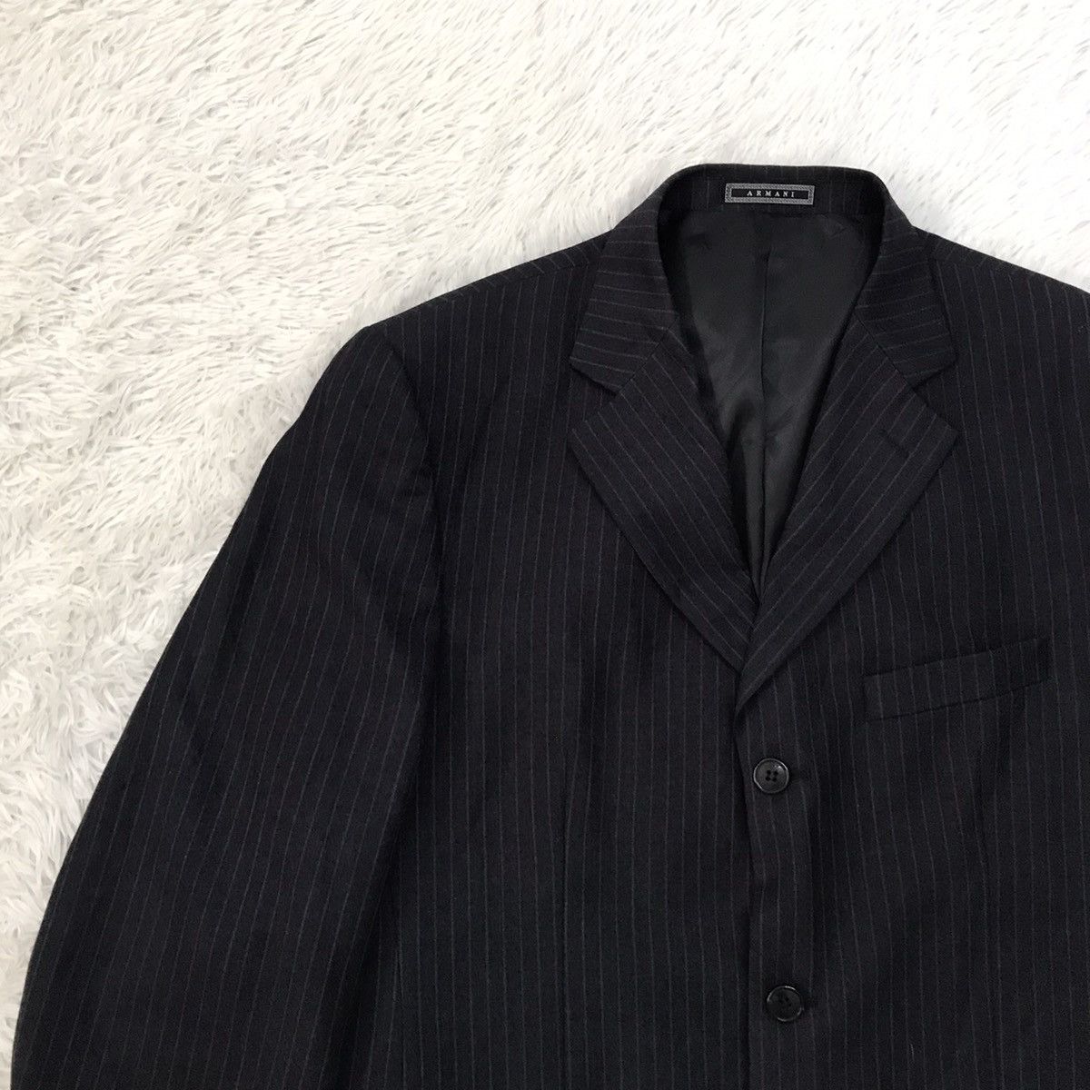Armani Giorgio Armani Stripes Jacket Coat Size US M / EU 48-50 / 2 - 6 Thumbnail