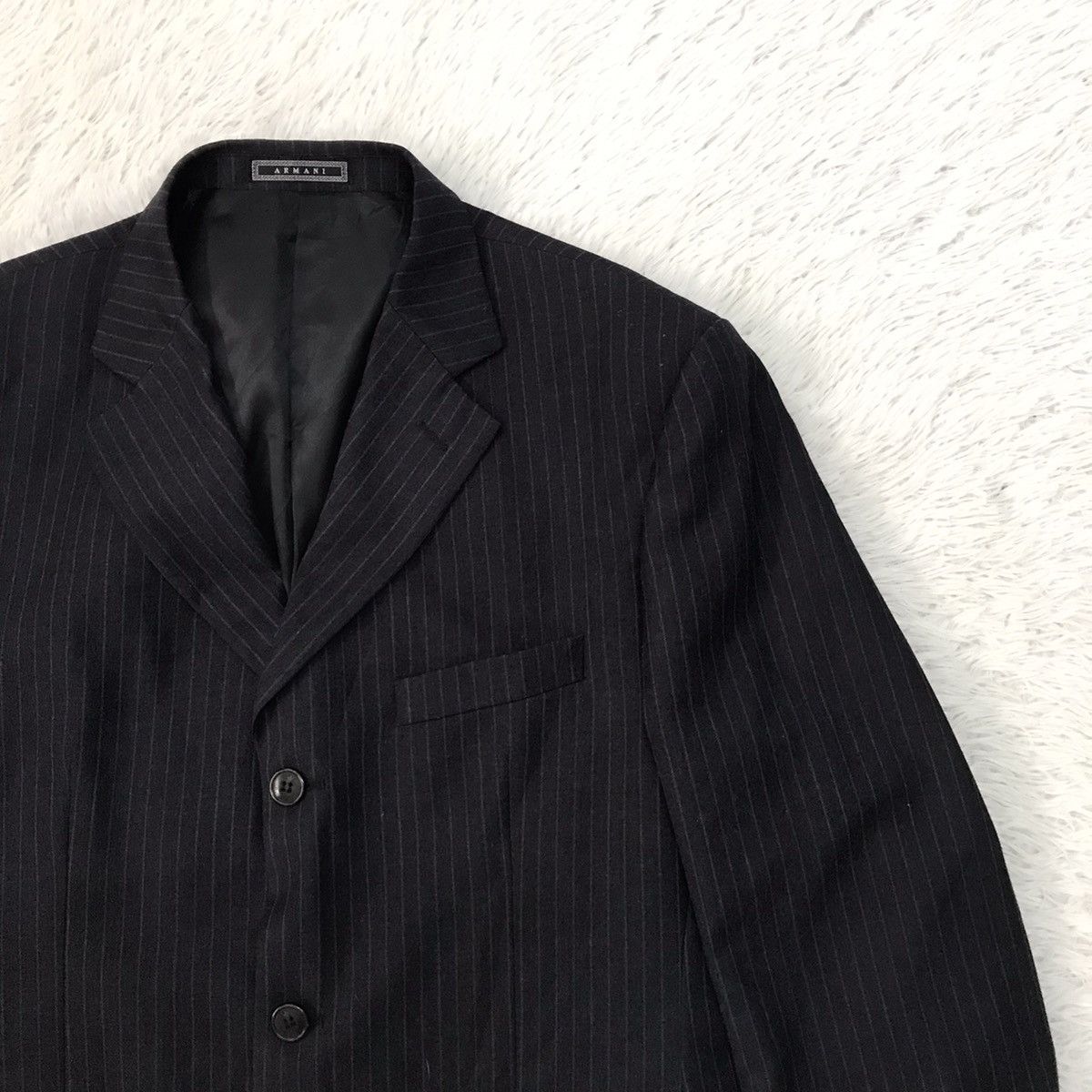 Armani Giorgio Armani Stripes Jacket Coat Size US M / EU 48-50 / 2 - 5 Thumbnail
