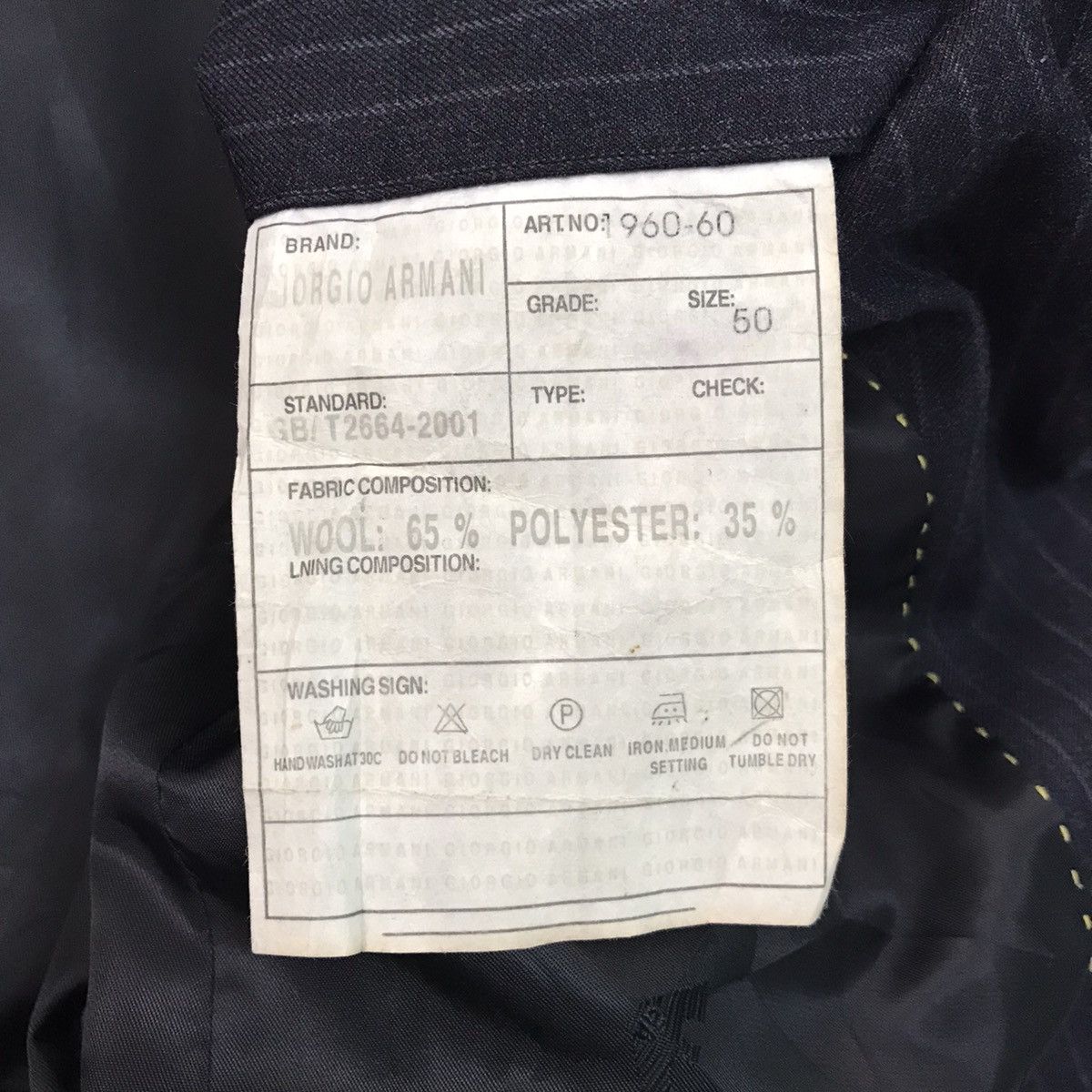 Armani Giorgio Armani Stripes Jacket Coat Size US M / EU 48-50 / 2 - 18 Thumbnail