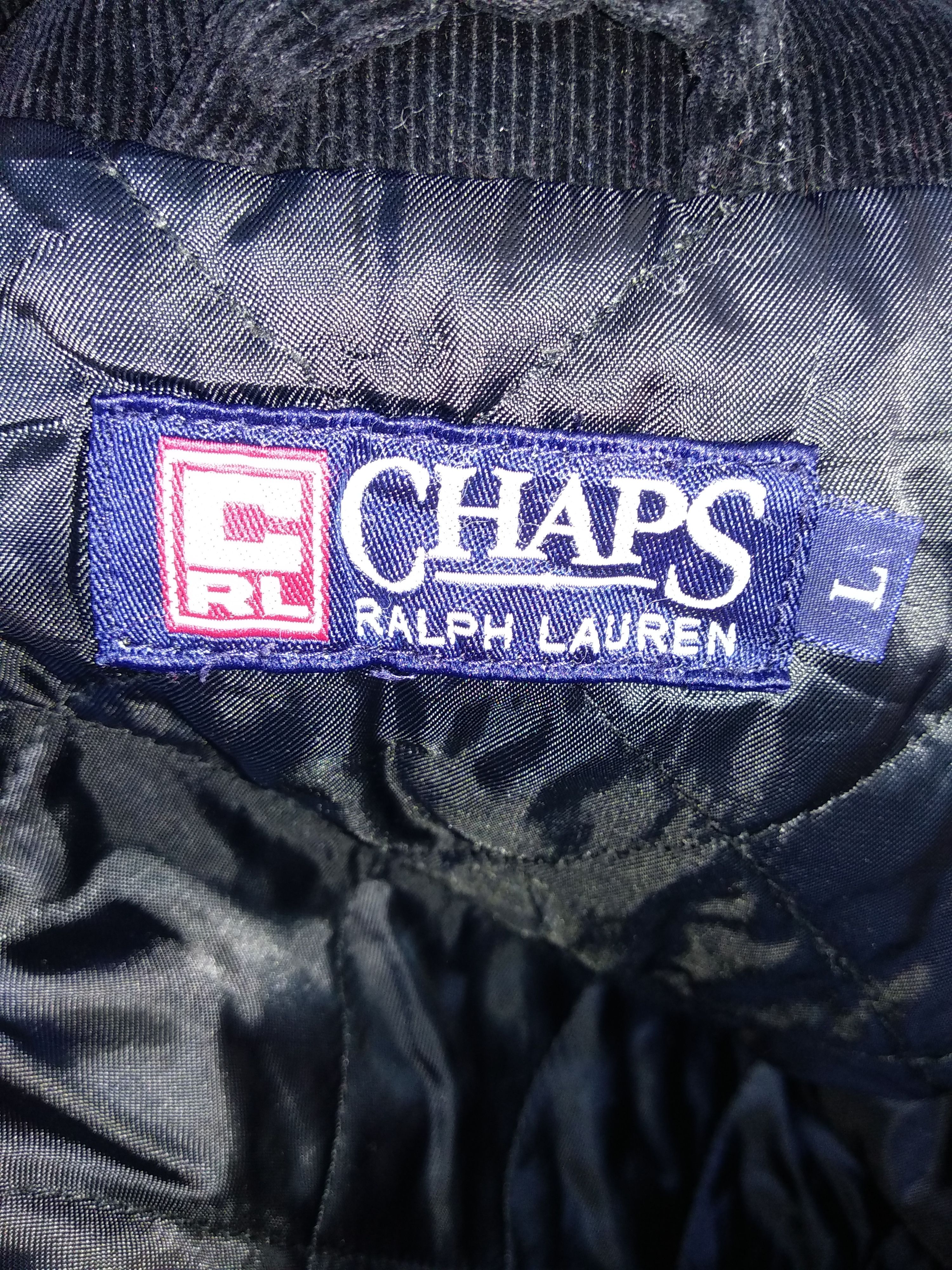 Chaps Ralph Lauren Chaps Ralph Lauren Coudroy Jacket/Size L/Black Colour. Size US L / EU 52-54 / 3 - 4 Thumbnail