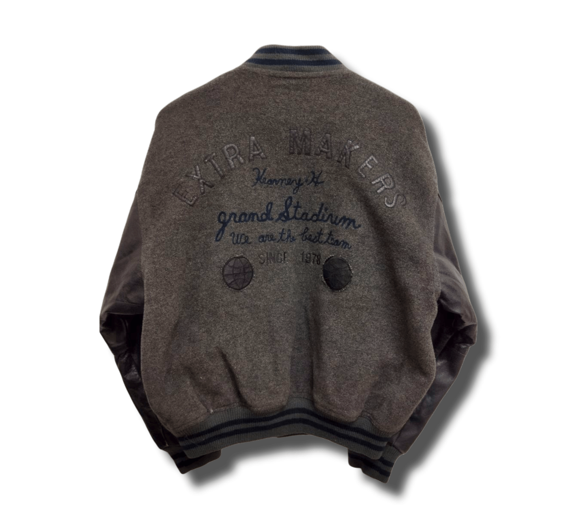 Japanese Brand Vintage Kearney House Wool+Leather Varsity Jacket Size US M / EU 48-50 / 2 - 1 Thumbnail