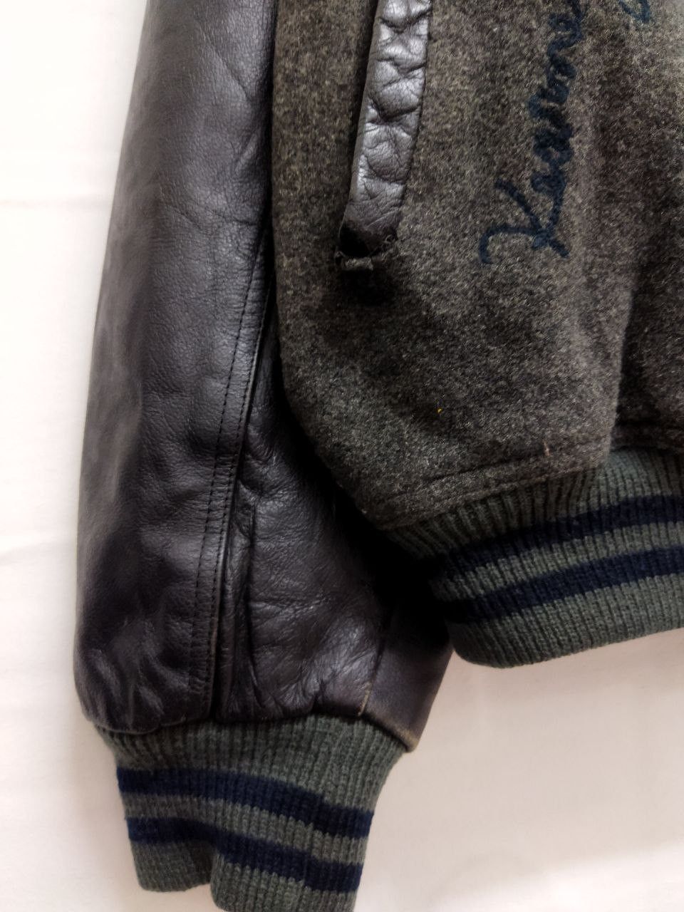 Japanese Brand Vintage Kearney House Wool+Leather Varsity Jacket Size US M / EU 48-50 / 2 - 8 Thumbnail