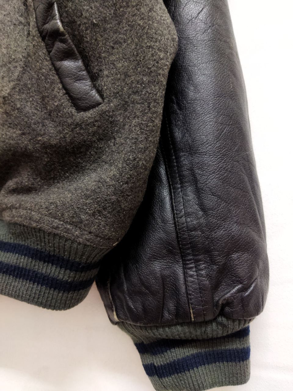 Japanese Brand Vintage Kearney House Wool+Leather Varsity Jacket Size US M / EU 48-50 / 2 - 7 Thumbnail