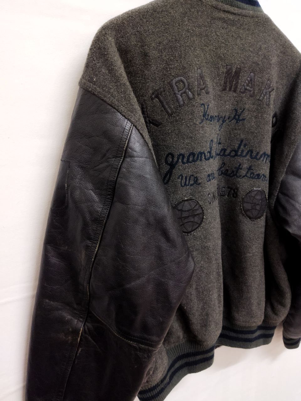 Japanese Brand Vintage Kearney House Wool+Leather Varsity Jacket Size US M / EU 48-50 / 2 - 3 Thumbnail