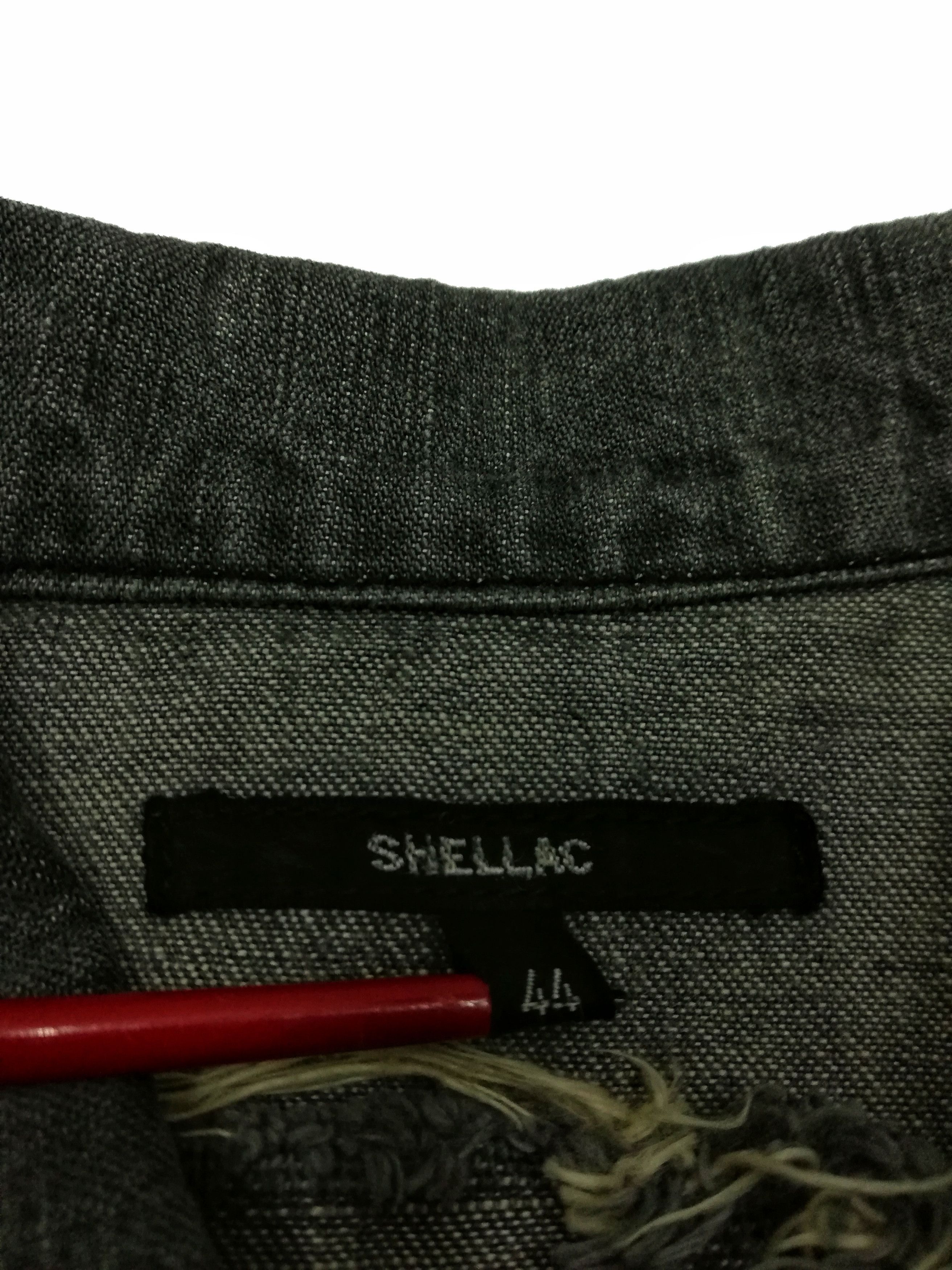 Japanese Brand 🔥Shellac Denim Vest Design Iconic Style Undercover Vest🔥 Size US S / EU 44-46 / 1 - 12 Thumbnail