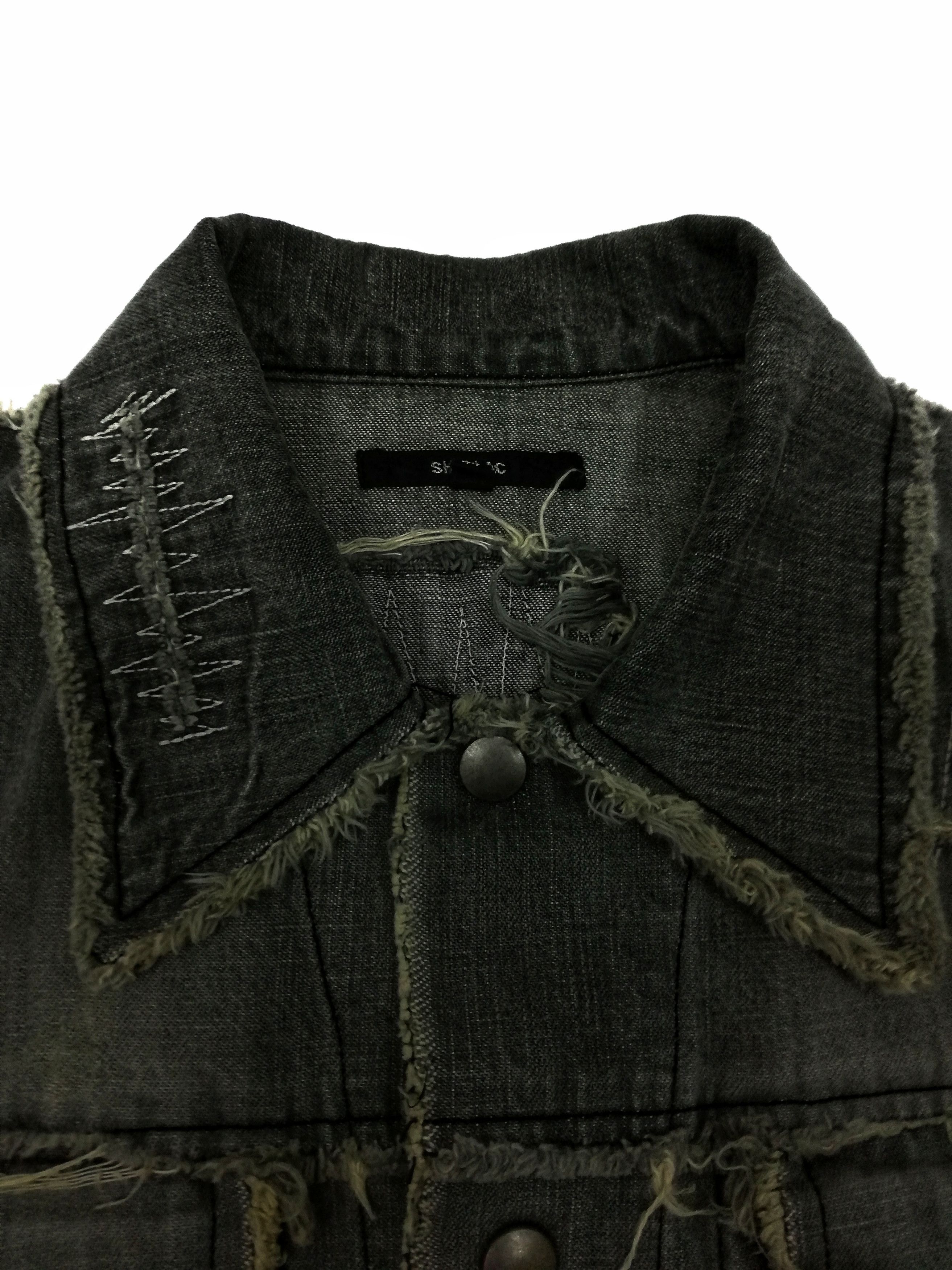 Japanese Brand 🔥Shellac Denim Vest Design Iconic Style Undercover Vest🔥 Size US S / EU 44-46 / 1 - 7 Thumbnail